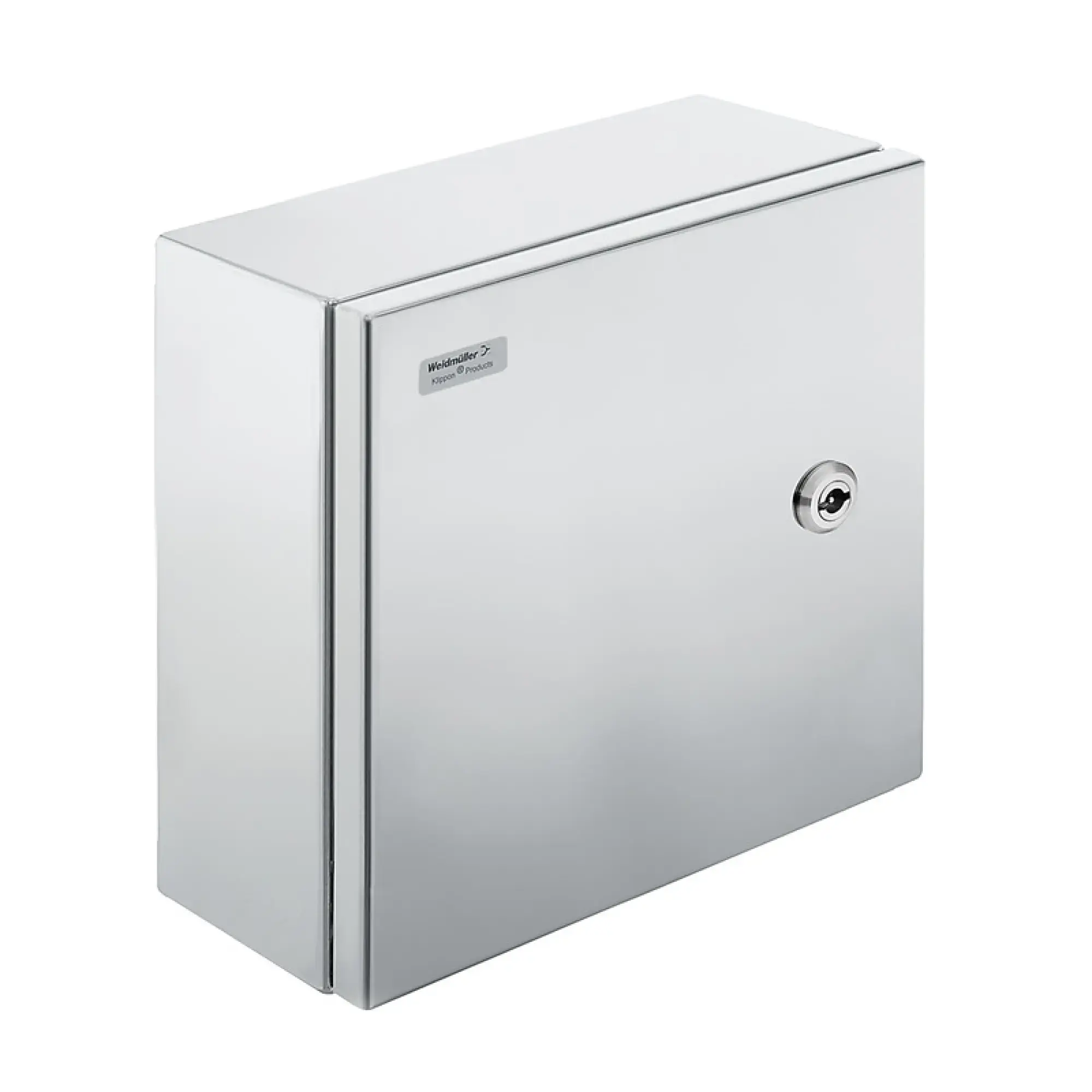 Weidmüller 8000090363 Metal housing, Width: 300 mm, Height: 300 mm, Depth: 150 mm, untreated, Flange plate: Yes, Bottom, Quarter-turn fastener with double-bit insert (img_001) Weidmüller 8000090363 Metal housing, Width: 300 mm, Height: 300 mm, Depth: 150 mm, untreated, Flange plate: Yes, Bottom, Quarter-turn fastener with double-bit insert (img_001)