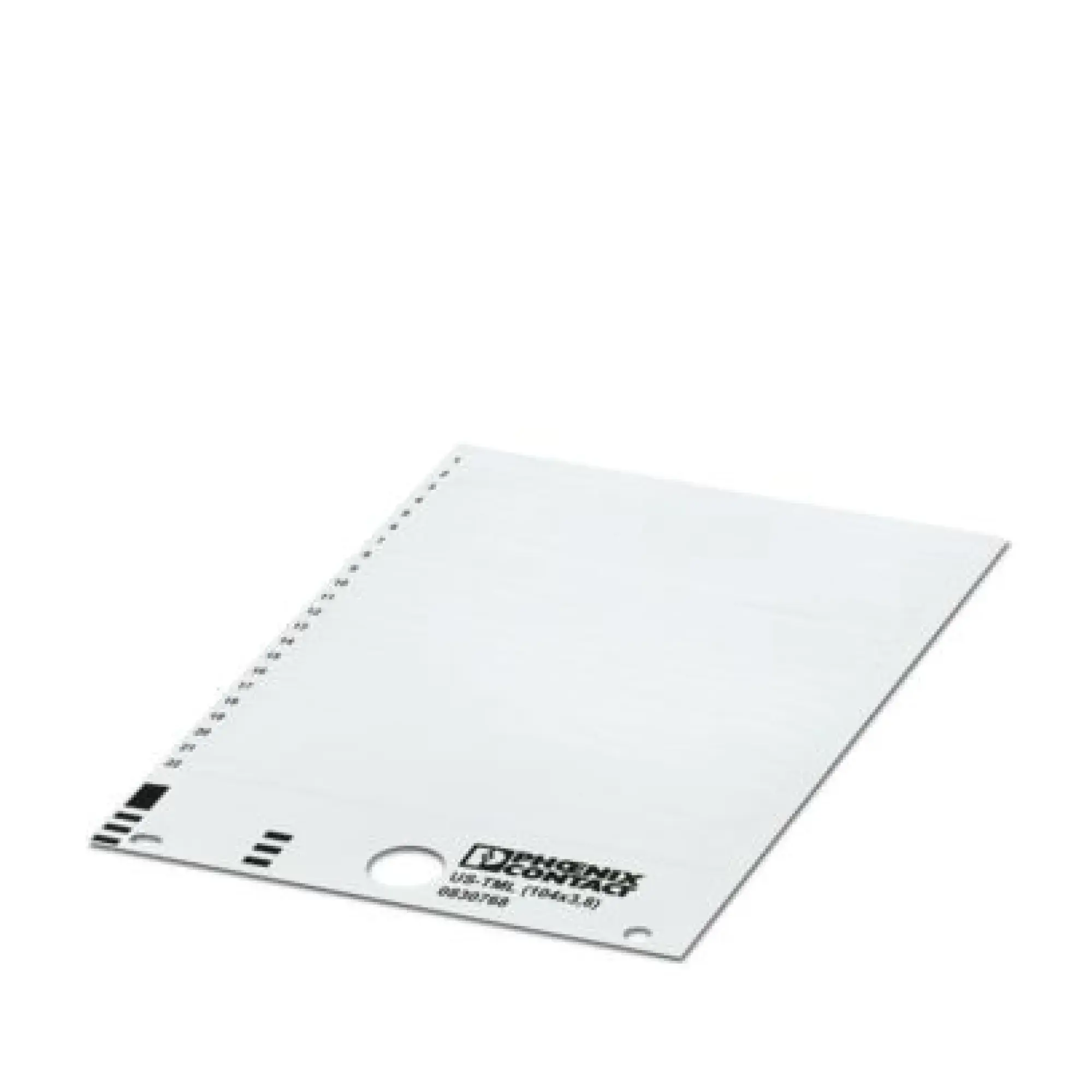 Phoenix Contact 0830768 Marker for terminal blocks US-TML (104X3,8) (img_001) Phoenix Contact 0830768 Marker for terminal blocks US-TML (104X3,8) (img_001)