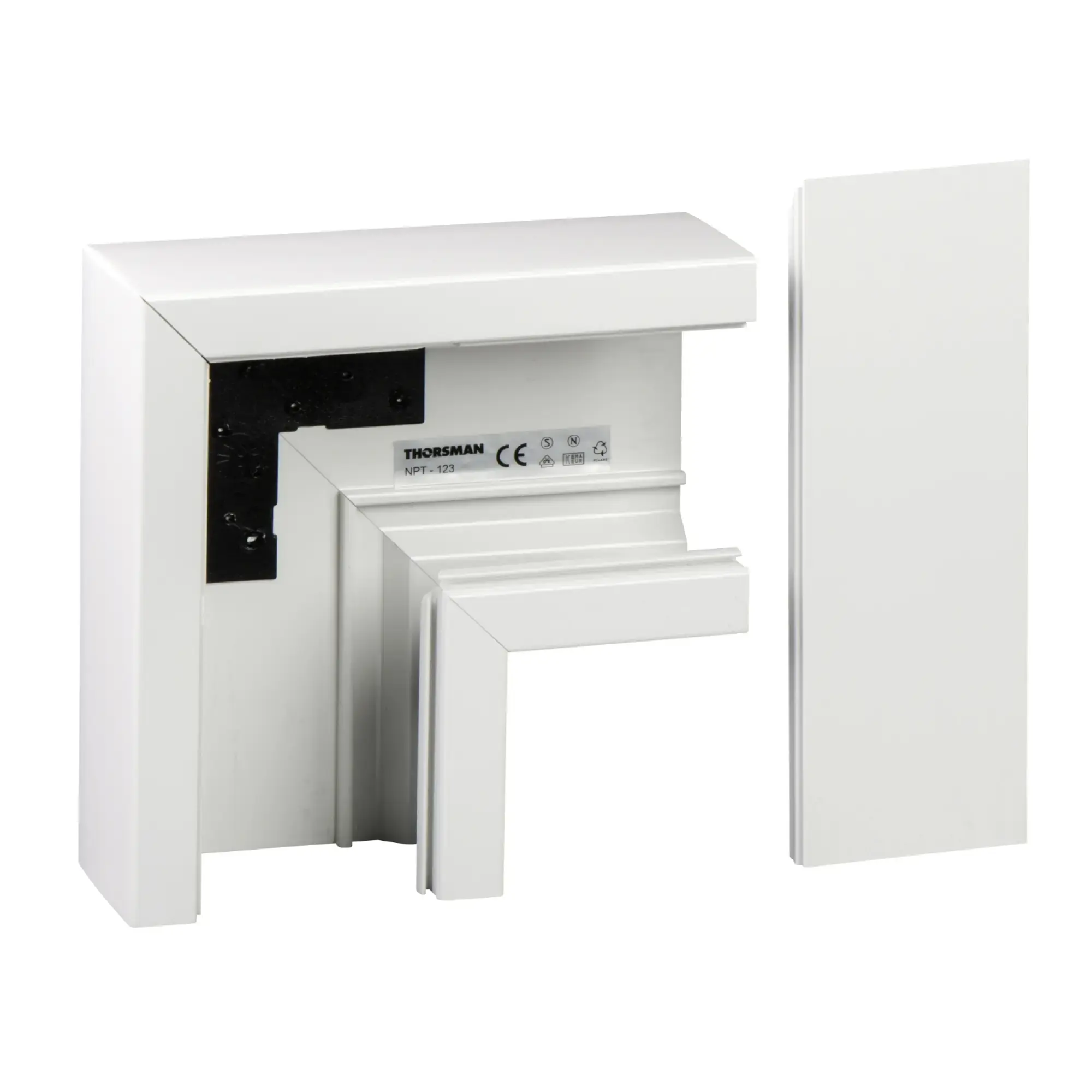 Schneider Electric 5536311 NPT 123/72 Flat angle with cover Halogen-free PC/ABS R9016 Type:NPT-LS 123/72 9016 (img_002) Schneider Electric 5536311 NPT 123/72 Flat angle with cover Halogen-free PC/ABS R9016 Type:NPT-LS 123/72 9016 (img_002)