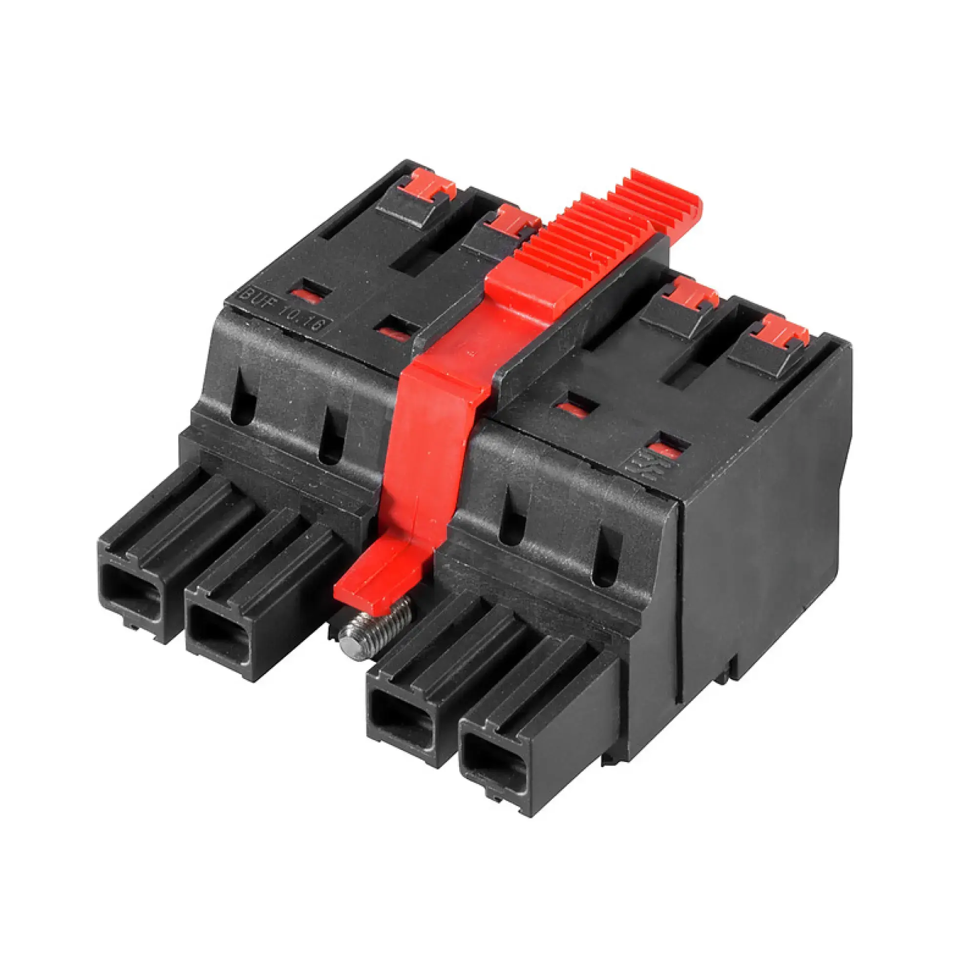 Weidmüller 2493270000 PCB connector (wire connection), 1000 V, 76 A, Pitch in mm: 10.16, 16 mm², Number of poles: 4, PUSH IN with actuator, Box (img_001)