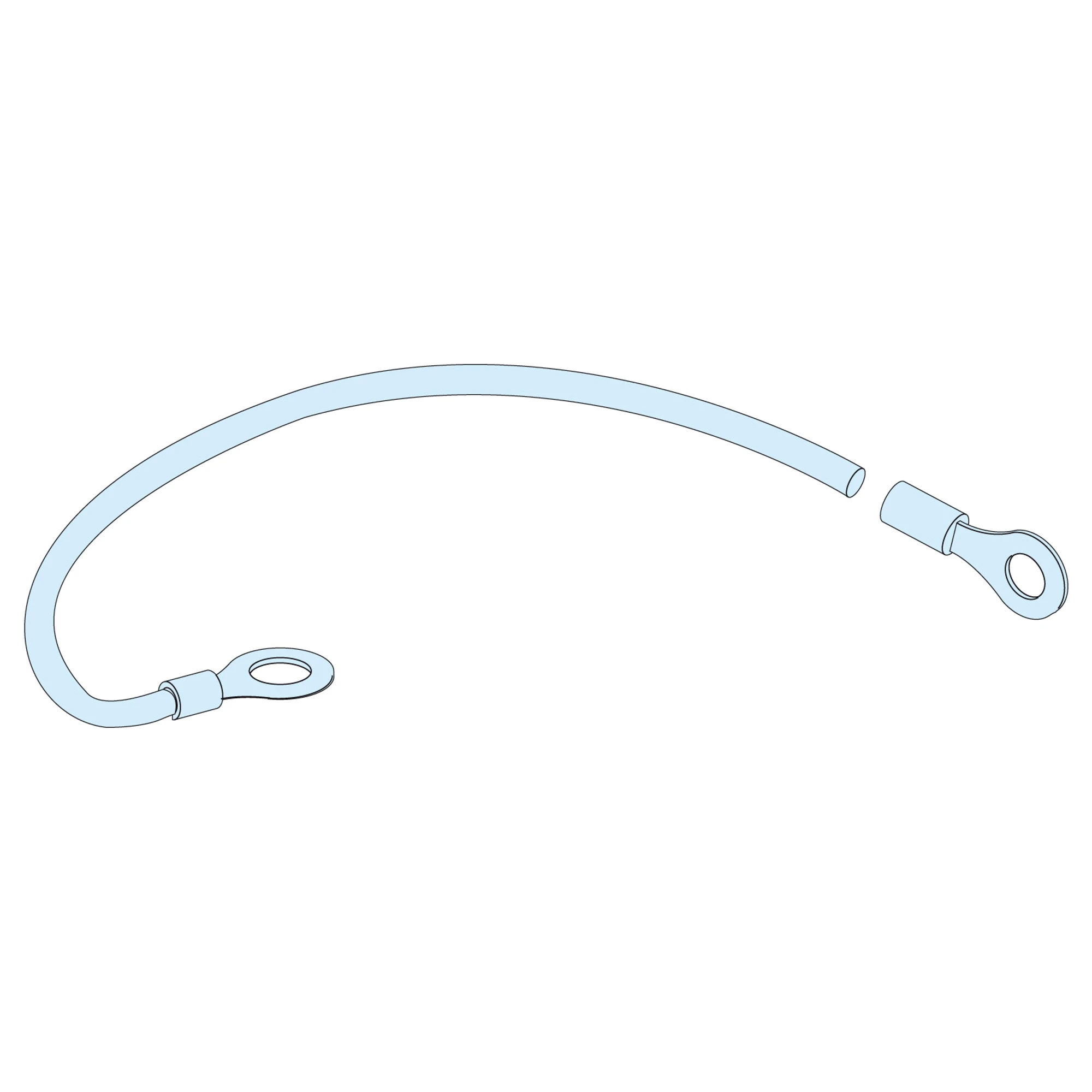 Schneider Electric LVS08911 PrismaSeT-P, grounding cable, solid, 6mm², with cable lugs Ø5mm and Ø6mm, length=200mm (img_001) Schneider Electric LVS08911 PrismaSeT-P, grounding cable, solid, 6mm², with cable lugs Ø5mm and Ø6mm, length=200mm (img_001)