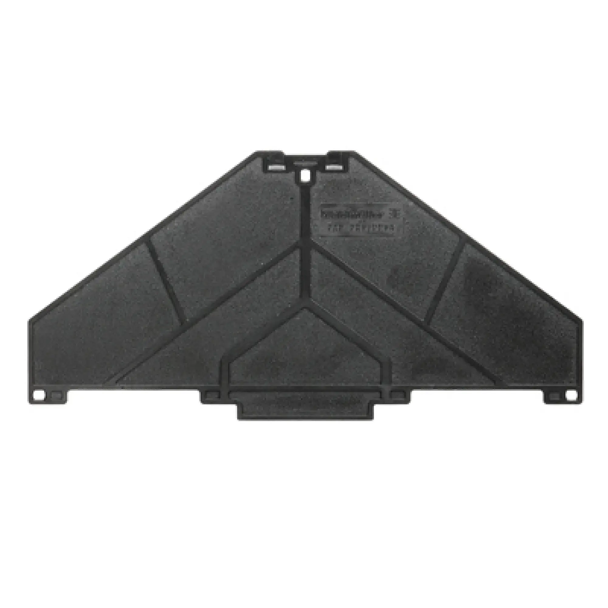 Weidmüller 1173720000 End plate (terminals), black, Height: 120 mm, Width: 3 mm, V-0, Polycarbonate (img_001) Weidmüller 1173720000 End plate (terminals), black, Height: 120 mm, Width: 3 mm, V-0, Polycarbonate (img_001)