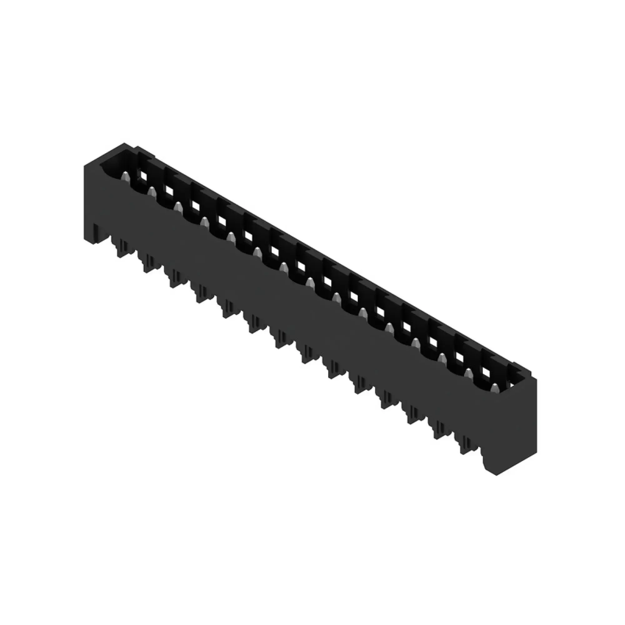 Weidmüller 1796760000 PCB connector (board connection), 320 V, 27.5 A, Pitch in mm: 5.00, Number of poles: 15, THT/THR solder connection, Box (img_001) Weidmüller 1796760000 PCB connector (board connection), 320 V, 27.5 A, Pitch in mm: 5.00, Number of poles: 15, THT/THR solder connection, Box (img_001)