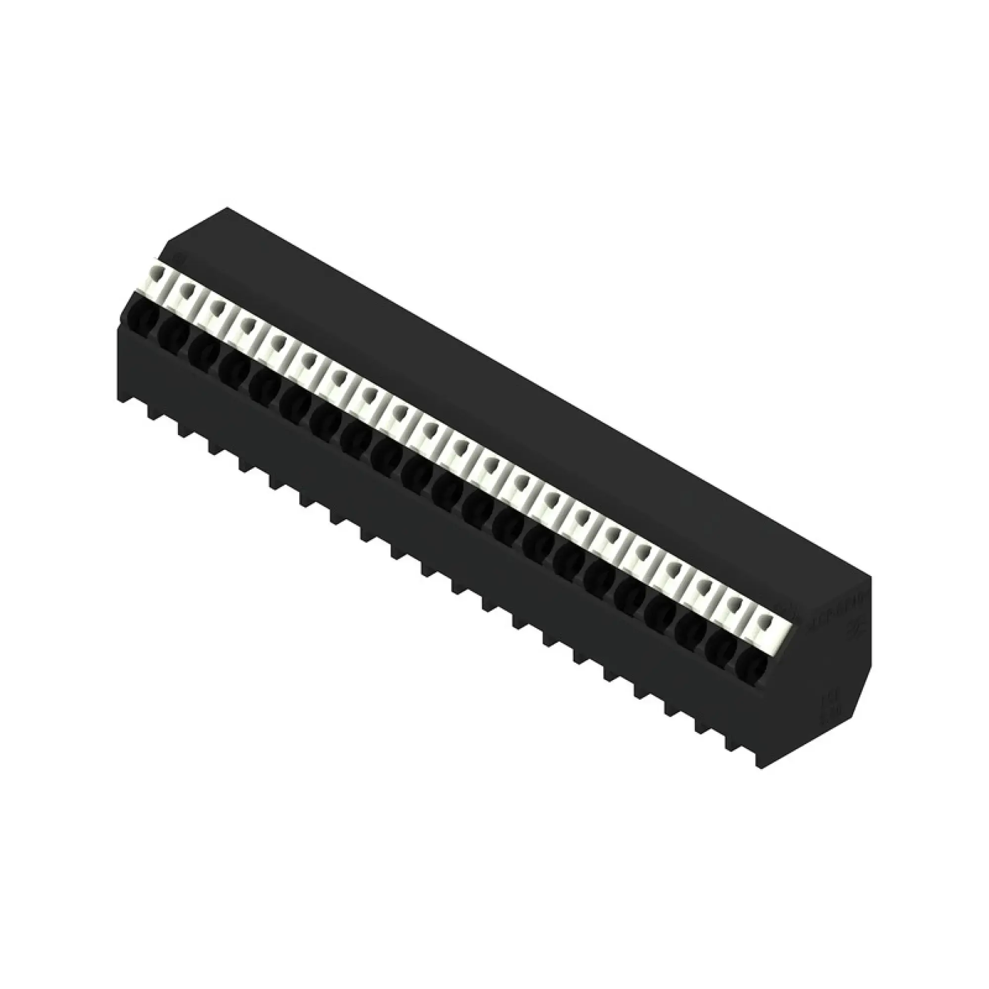 Weidmüller 1885370000 PCB terminal, 160 V, 17.5 A, Pitch in mm: 3.50, 1.5 mm², Number of poles: 21, PUSH IN with actuator, THT/THR solder connection, 135°, Tube (img_001) Weidmüller 1885370000 PCB terminal, 160 V, 17.5 A, Pitch in mm: 3.50, 1.5 mm², Number of poles: 21, PUSH IN with actuator, THT/THR solder connection, 135°, Tube (img_001)