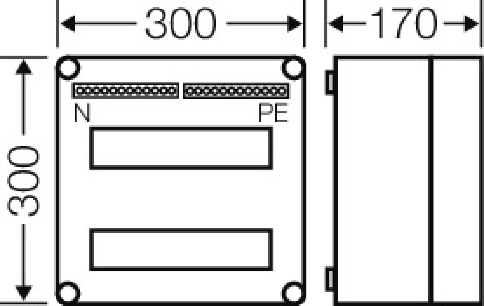 Hensel 2000604 Mi-Automatengehäuse, 24 Teilungseinheiten Mi 1224 (img_002)