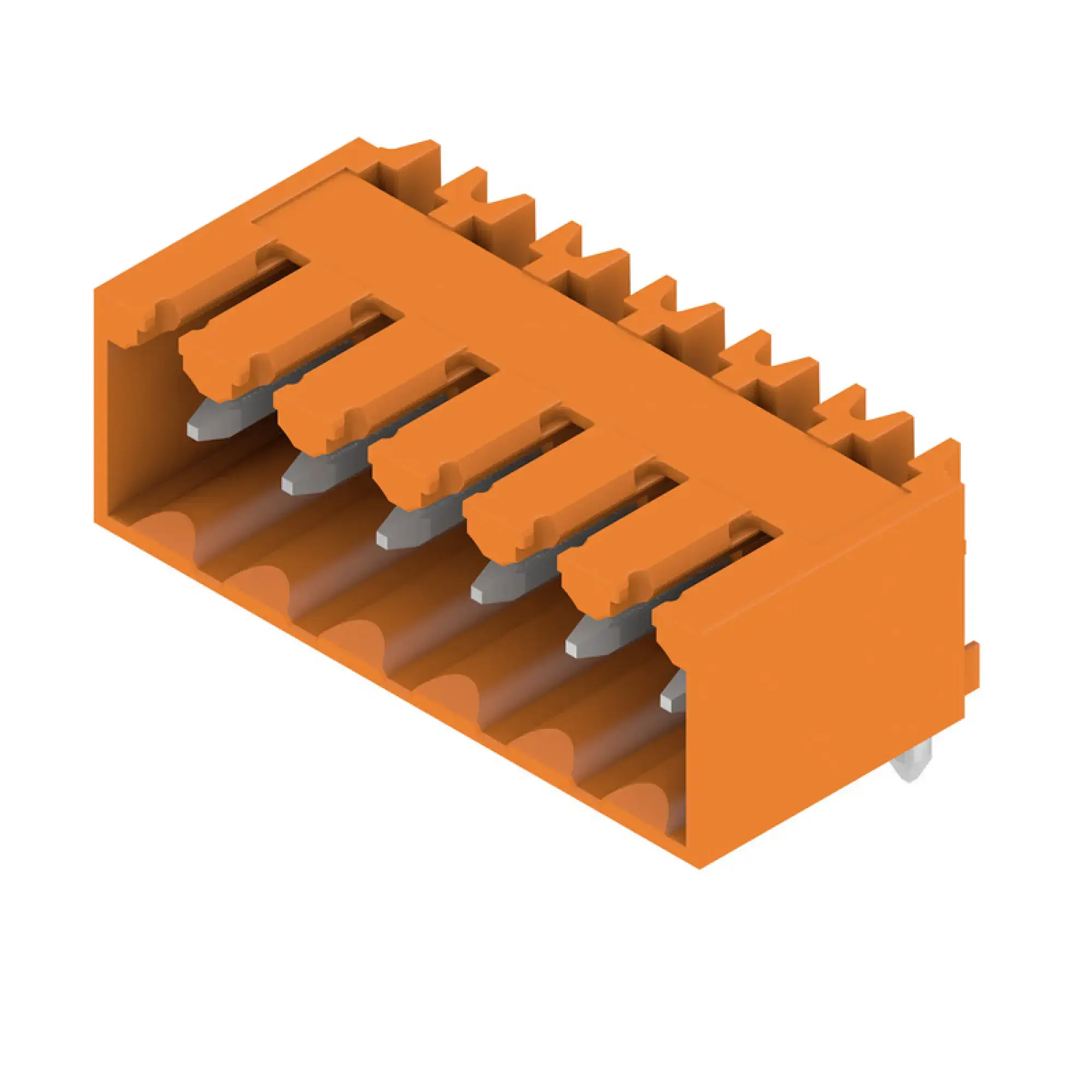 Weidmüller 1605110000 PCB connector (board connection), 17 A, Pitch in mm: 3.50, Number of poles: 6, THT solder connection, Box (img_001)