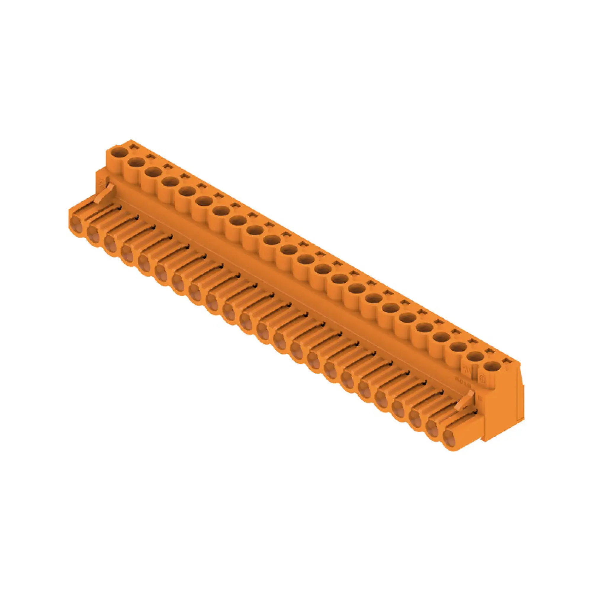 Weidmüller 1943790000 PCB connector (wire connection), 320 V, 23 A, Pitch in mm: 5.08, 4 mm², Number of poles: 23, Clamping yoke connection, Box (img_001)
