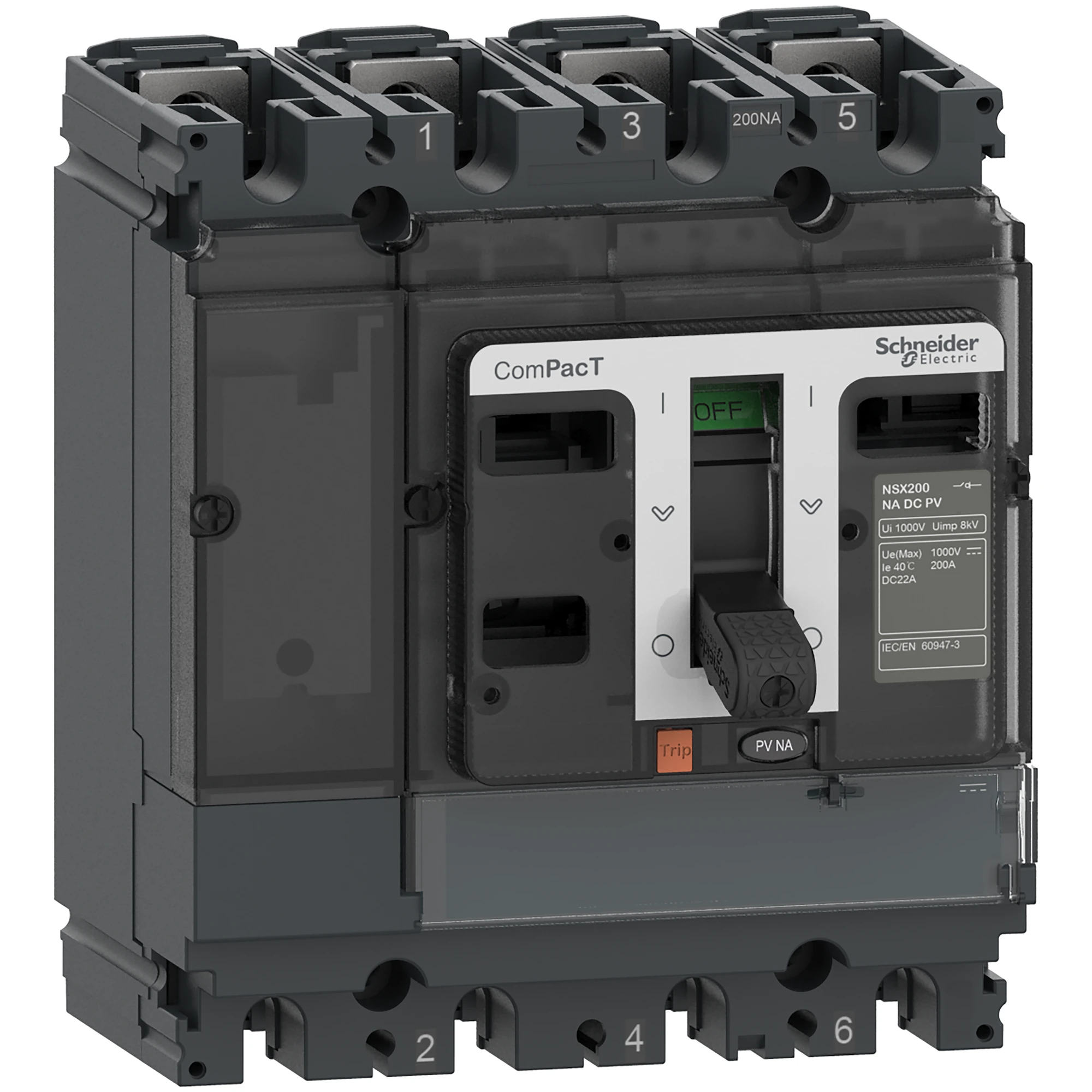 Schneider Electric C104100D1S Load disconnect switch ComPacT NSX100NA DC PV, 100 A, 4P (img_001) Schneider Electric C104100D1S Load disconnect switch ComPacT NSX100NA DC PV, 100 A, 4P (img_001)