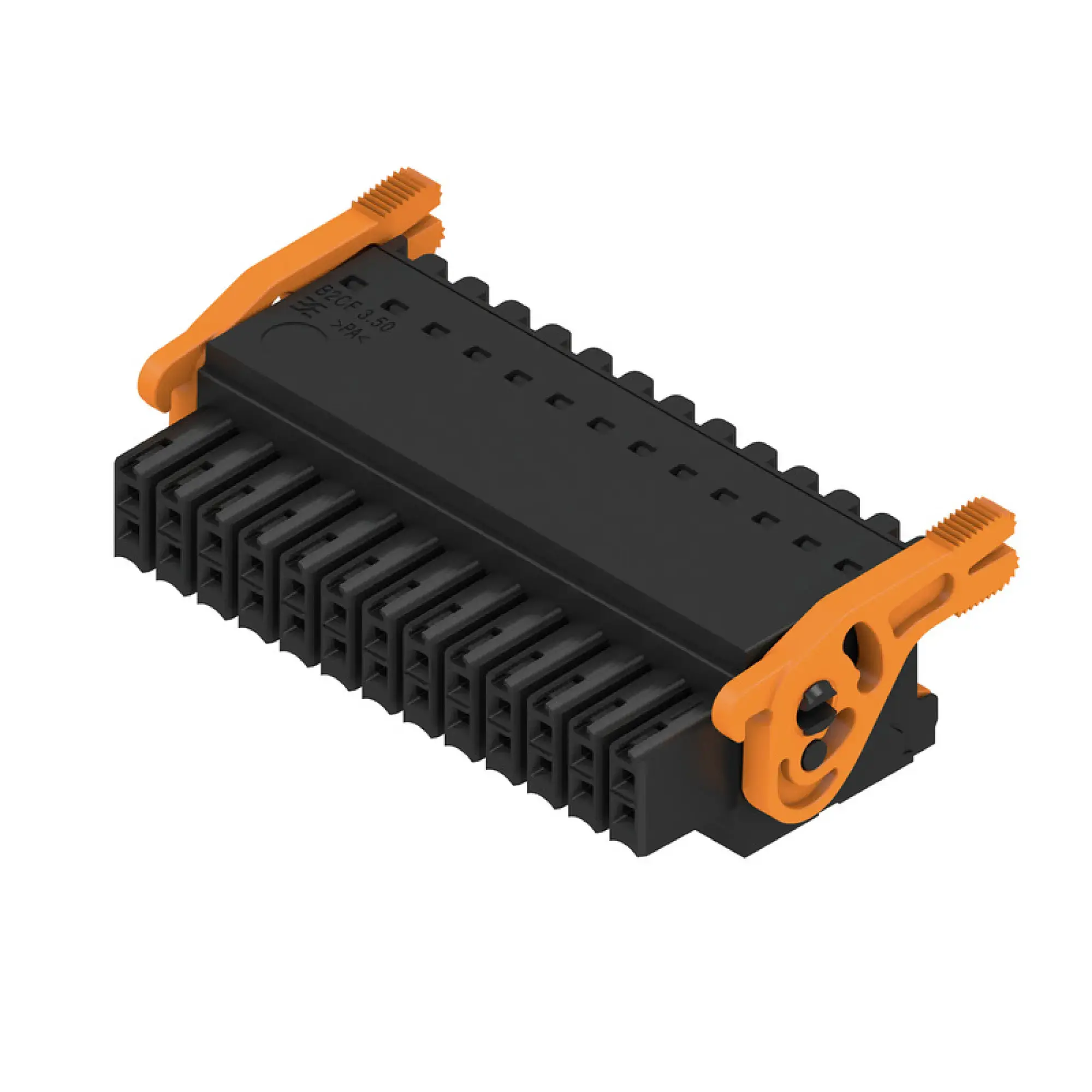 Weidmüller 1278350000 PCB connector (wire connection), 160 V, 13.4 A, Pitch in mm: 3.50, 1.5 mm², Number of poles: 26, PUSH IN with actuator, Box (img_001)