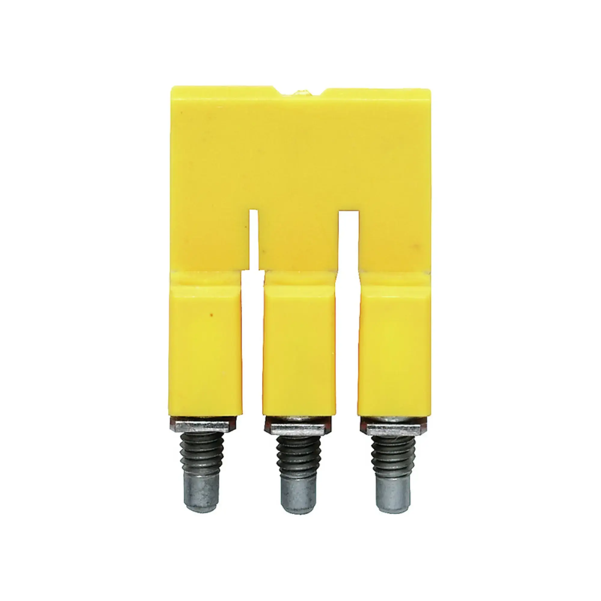 Weidmüller 1053760000 Cross-connector (terminal), when screwed in, yellow, 32 A, Number of poles: 3, Pitch in mm: 5.10, Insulated: Yes, Width: 7 mm (img_001) Weidmüller 1053760000 Cross-connector (terminal), when screwed in, yellow, 32 A, Number of poles: 3, Pitch in mm: 5.10, Insulated: Yes, Width: 7 mm (img_001)