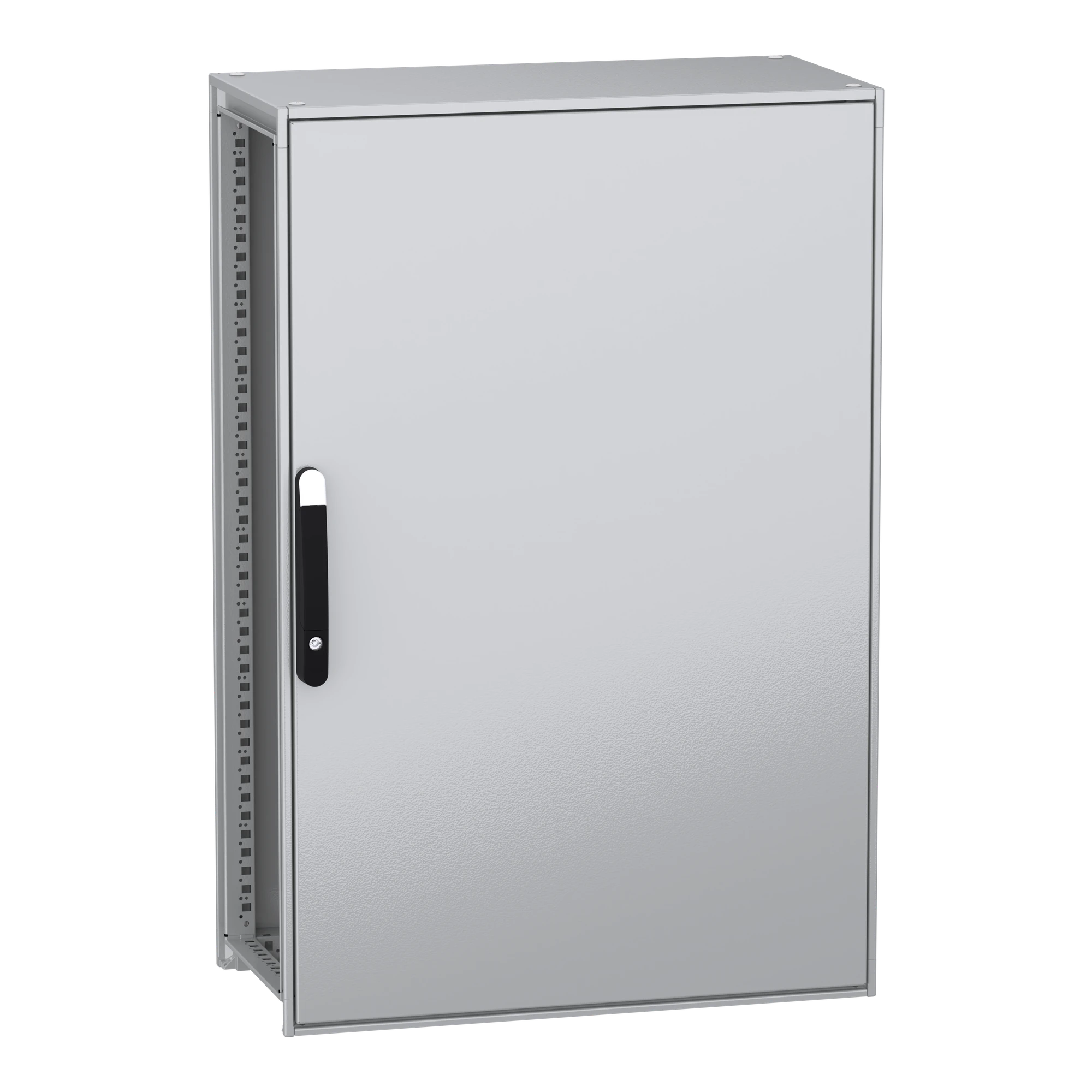 Schneider Electric NSYSFN12840P Freestanding enclosure, electrical, PanelSeT SFN, made of decarbonized steel, with mounting plate, assembled, 1200x800x400mm, IP55 (img_001)