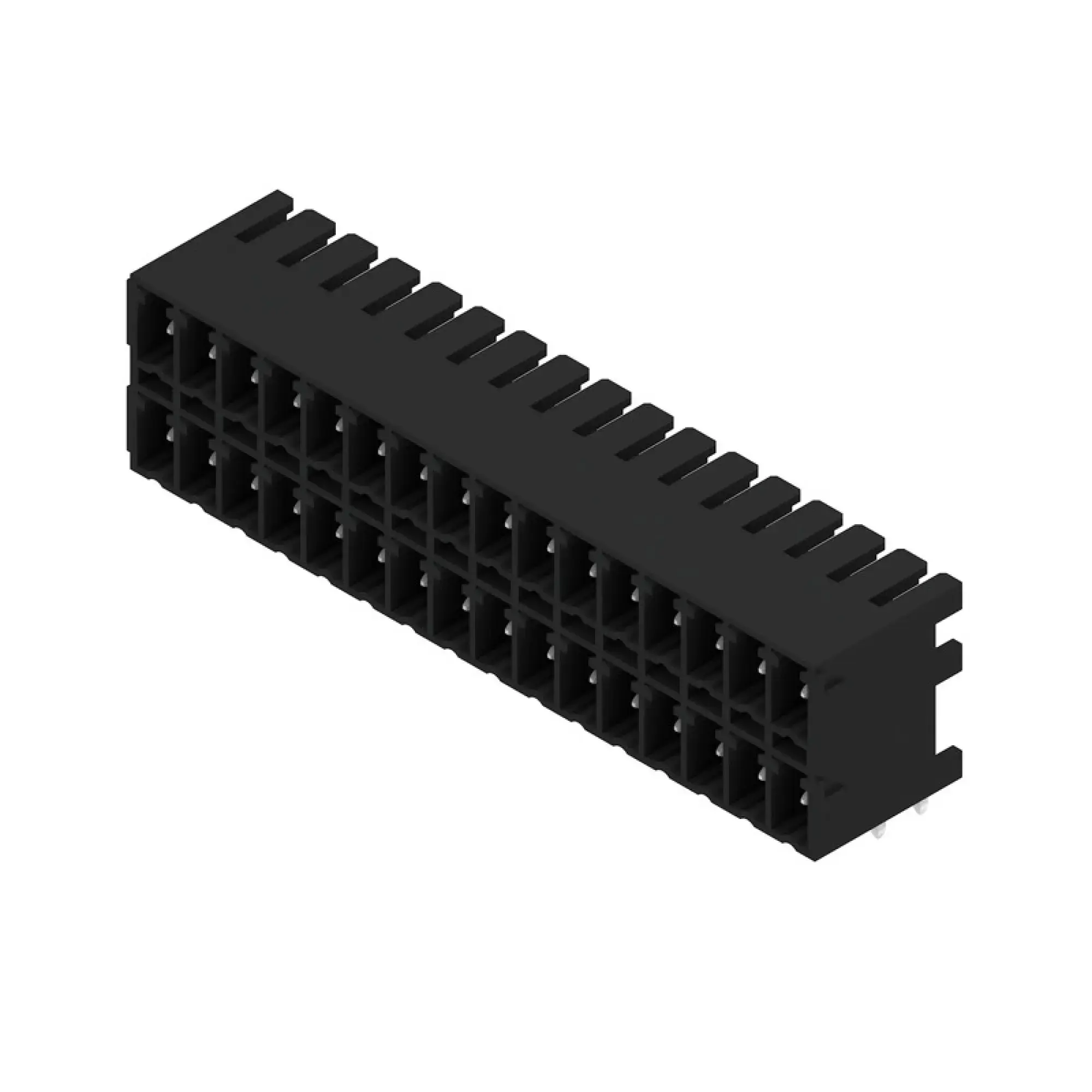 Weidmüller 1039100000 PCB connector (board connection), 160 V, 17.5 A, Pitch in mm: 3.81, Number of poles: 32, THT/THR solder connection, Box (img_001)