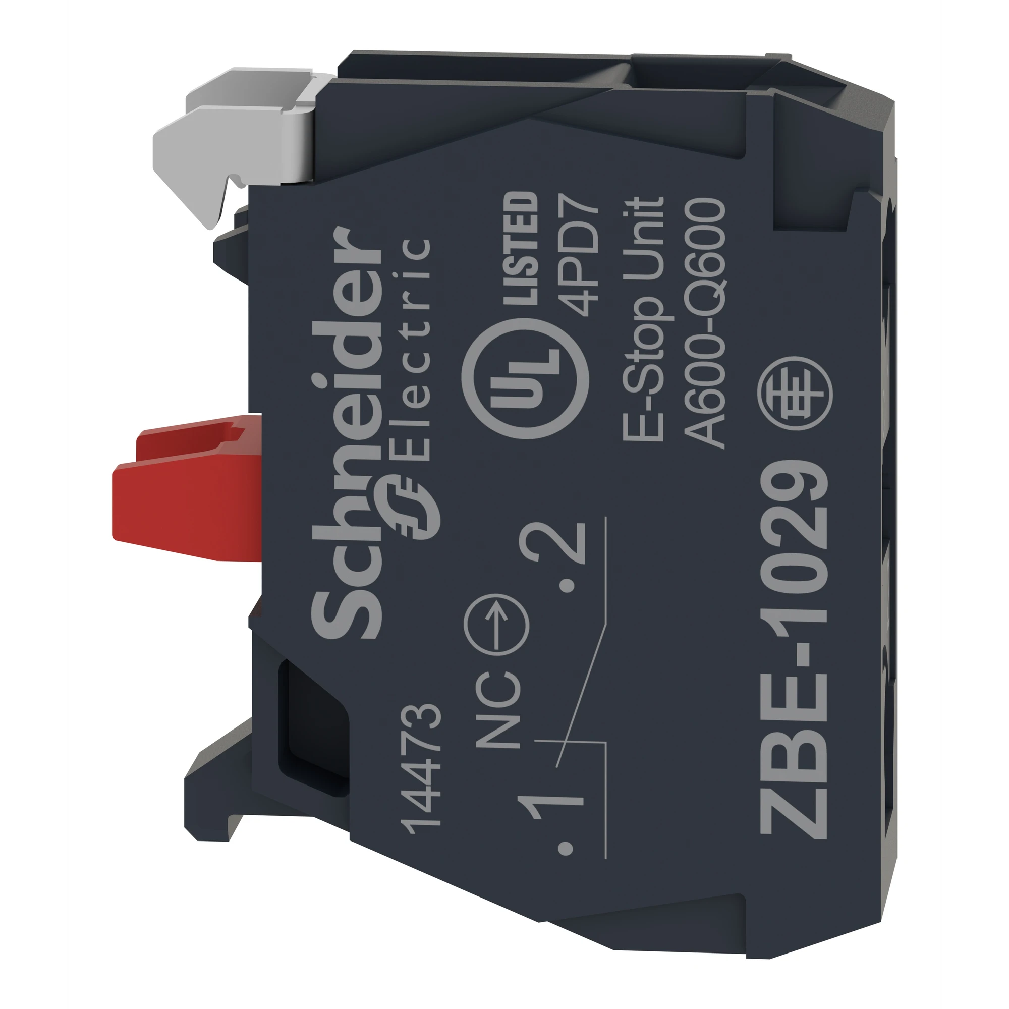 Schneider Electric ZBE1029 Auxiliary switch, contact block, Harmony XB4 and XB5, 22mm, 30mm, screw terminal, silver alloy, 1NO (img_006) Schneider Electric ZBE1029 Auxiliary switch, contact block, Harmony XB4 and XB5, 22mm, 30mm, screw terminal, silver alloy, 1NO (img_006)