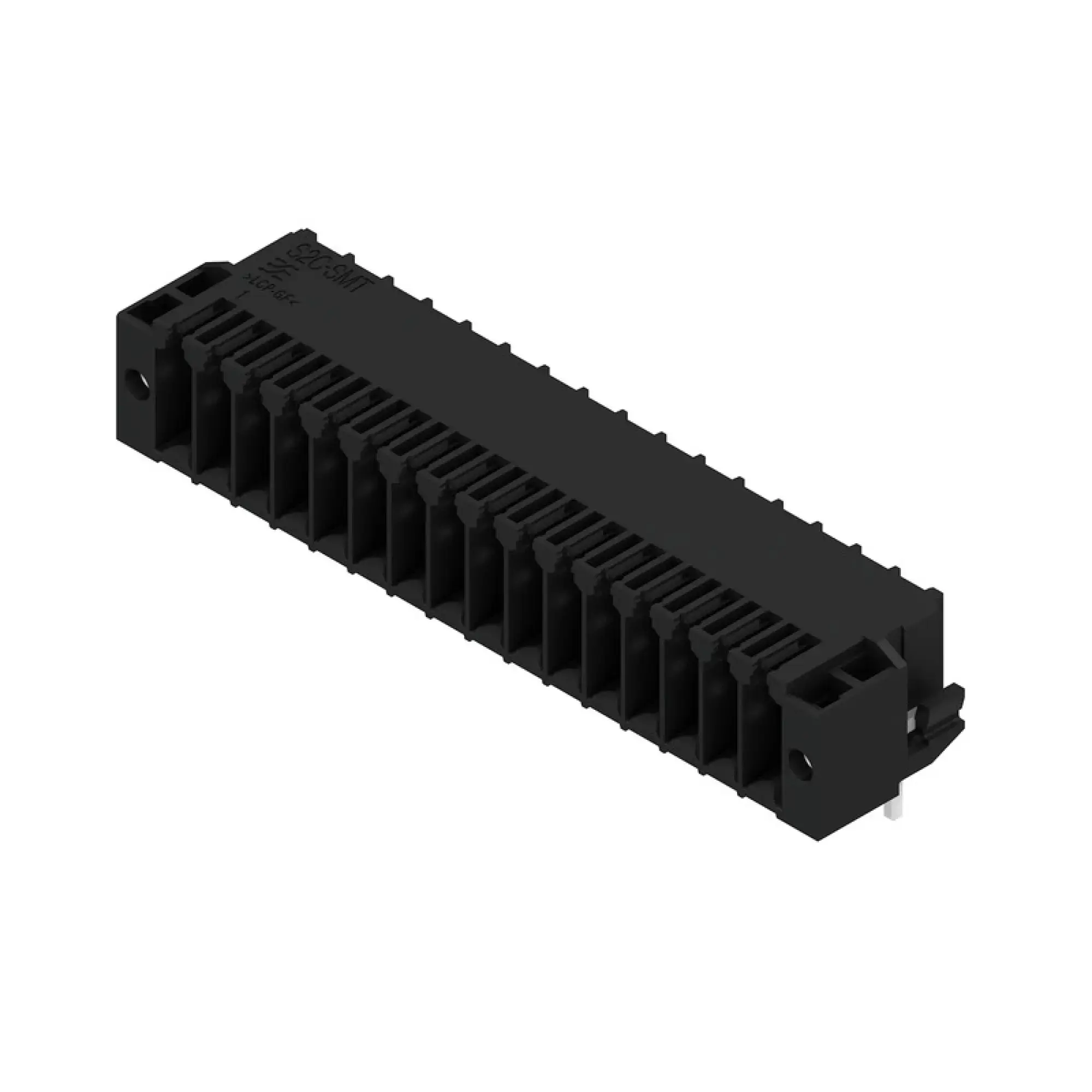 Weidmüller 1289600000 PCB connector (board connection), 160 V, 13.4 A, Pitch in mm: 3.50, Number of poles: 32, THT/THR solder connection, Box (img_001)
