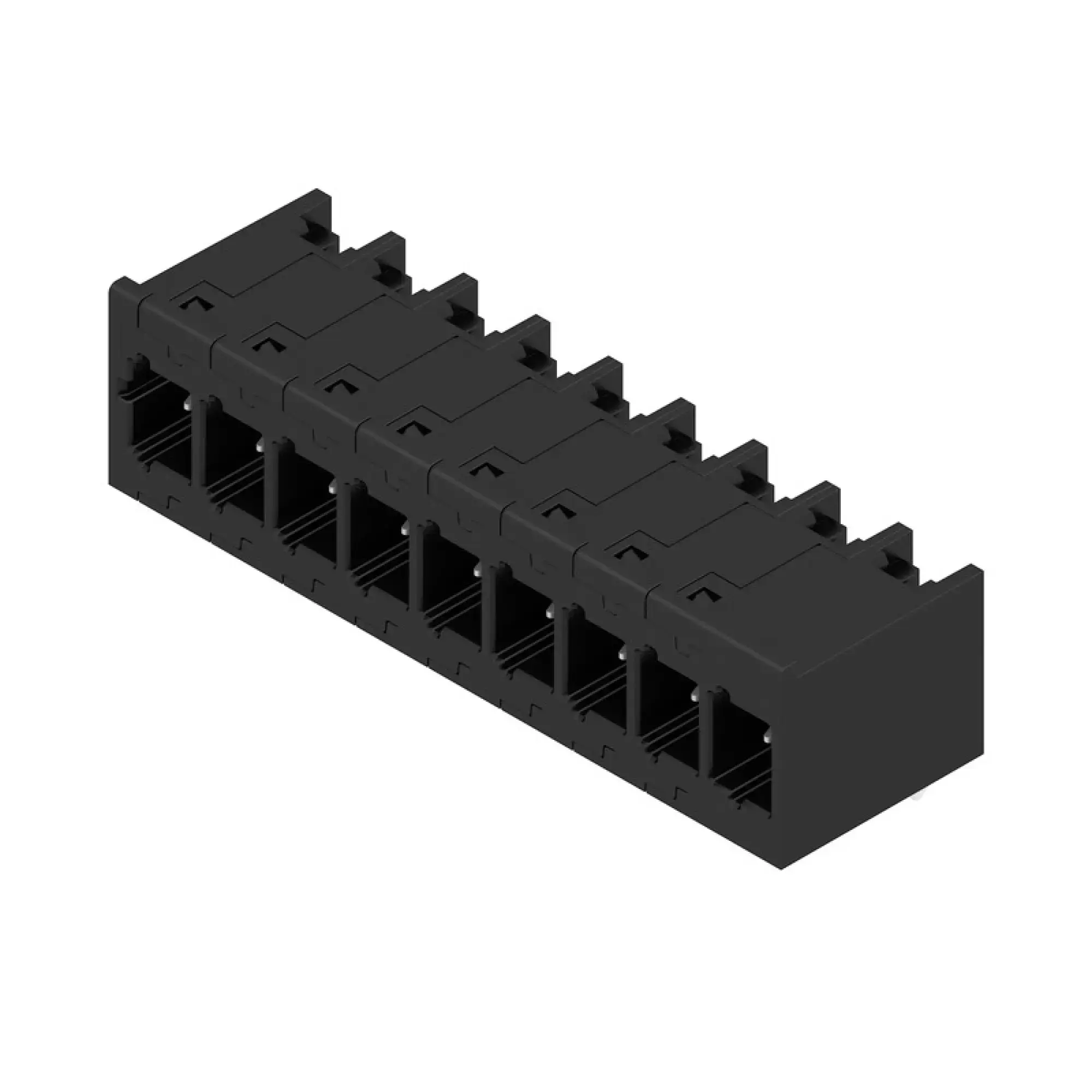 Weidmüller 2741480000 PCB connector (board connection), 320 V, 26.8 A, Pitch in mm: 5.00, Number of poles: 9, THT/THR solder connection, Tube (img_001)