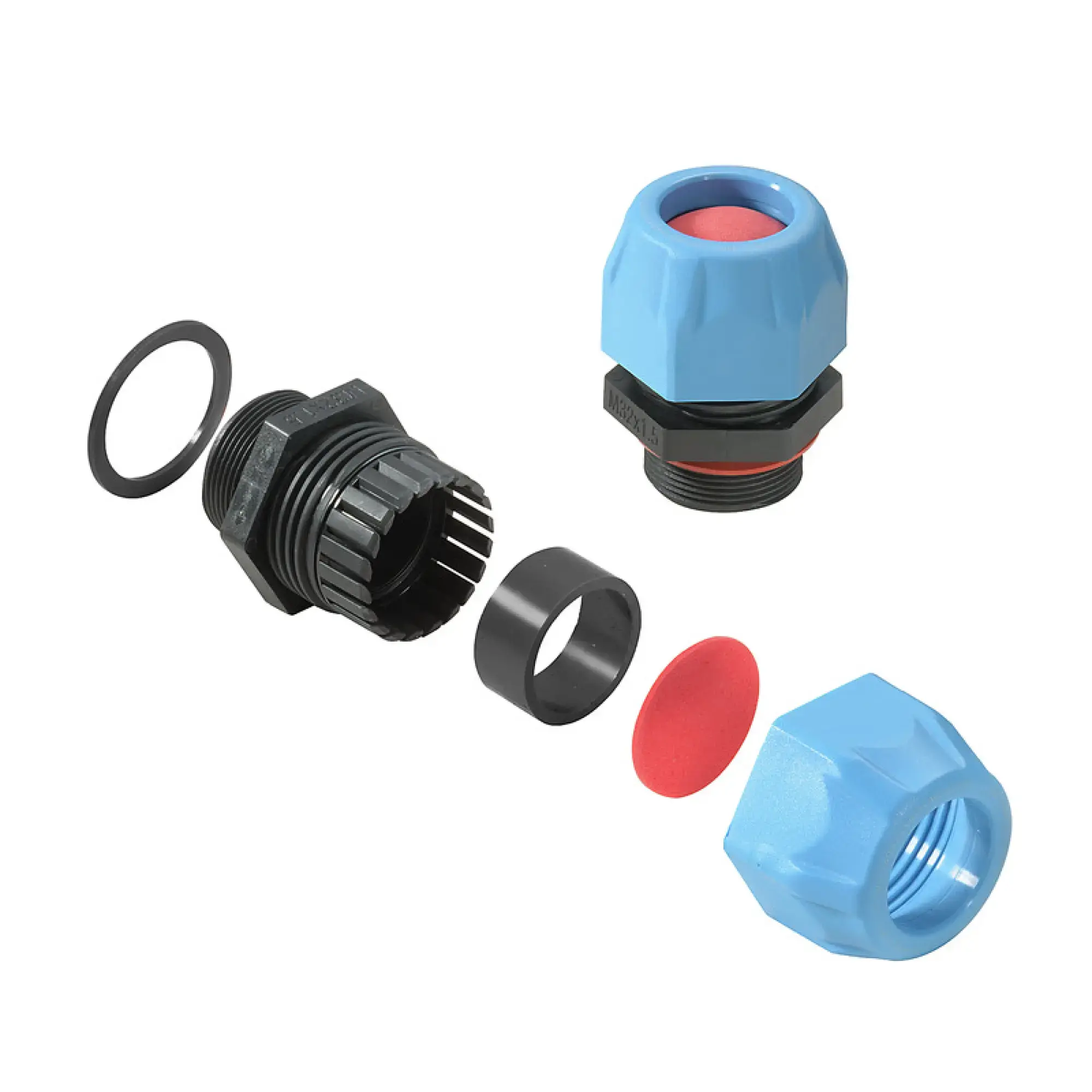 Weidmüller 2722300000 Ex cable gland (plastic), VG Exi 7J (Ex plastic cable gland 7J Exi), straight, M 32, 15 mm, OD min. 19 - OD max. 25 mm, IP54, IP66, IP67, IP68 - 5 bar (img_001) Weidmüller 2722300000 Ex cable gland (plastic), VG Exi 7J (Ex plastic cable gland 7J Exi), straight, M 32, 15 mm, OD min. 19 - OD max. 25 mm, IP54, IP66, IP67, IP68 - 5 bar (img_001)