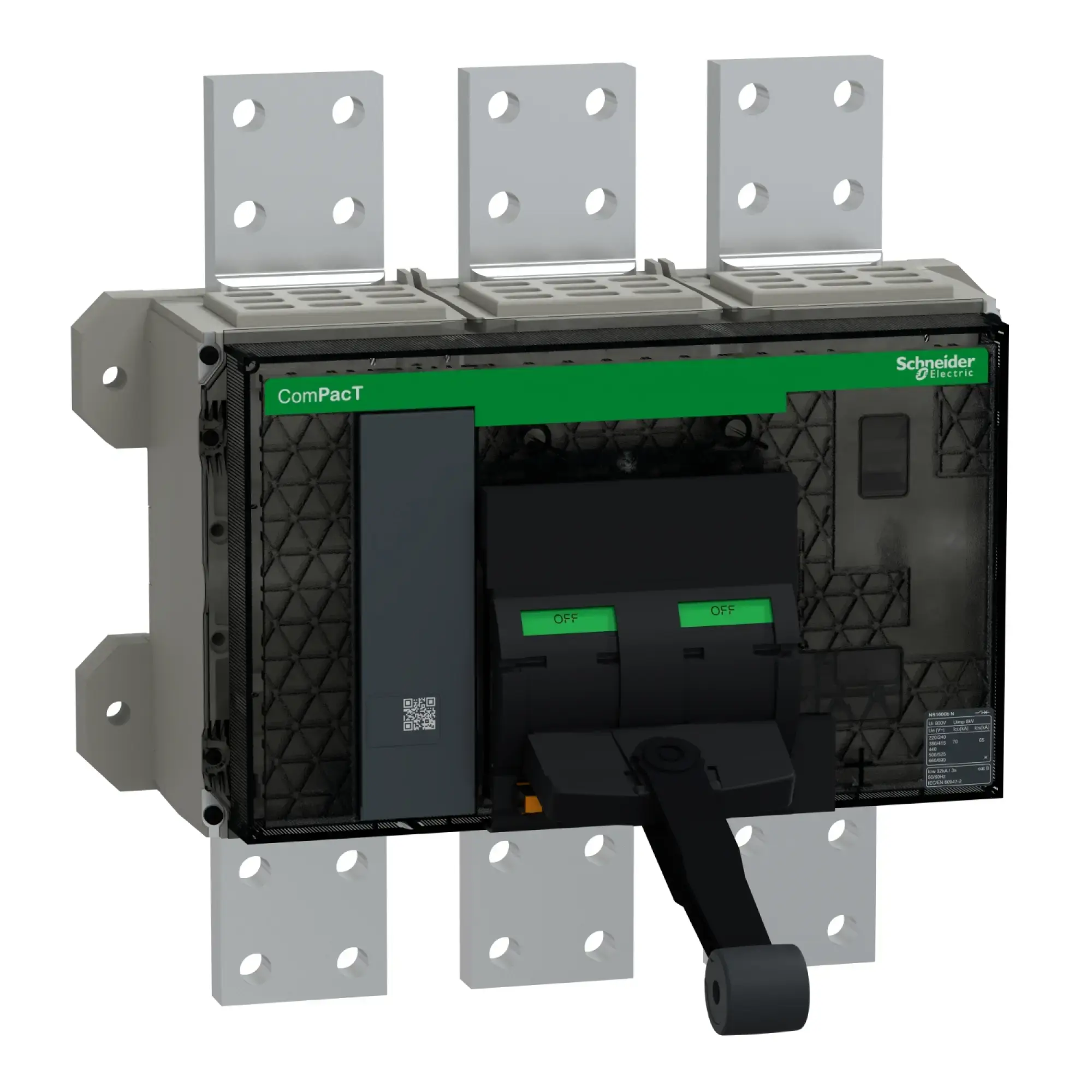 Schneider Electric C250S3FM Lasttrennschalter ComPacT NS2500 NA, 3P, 2.500 A / 690 V AC, Kipphebel (img_002)
