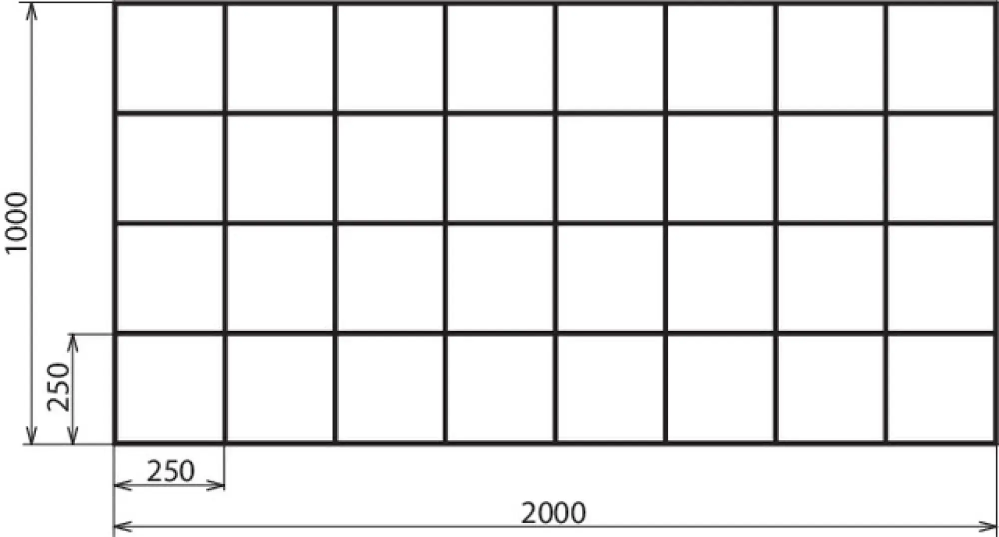 Dehn 618214 Lattice mat 250 StSt (V4A) Dimension: 2000 x 1000 mm (img_004) Dehn 618214 Lattice mat 250 StSt (V4A) Dimension: 2000 x 1000 mm (img_004)