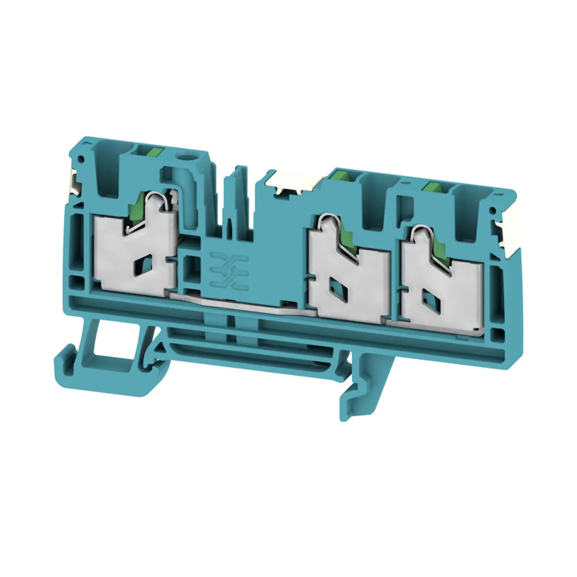 Weidmüller 2874950000 Feed-through terminal block, SNAP IN, blue, 4 mm², 32 A, 1000 V, Number of connections: 4 (img_001)