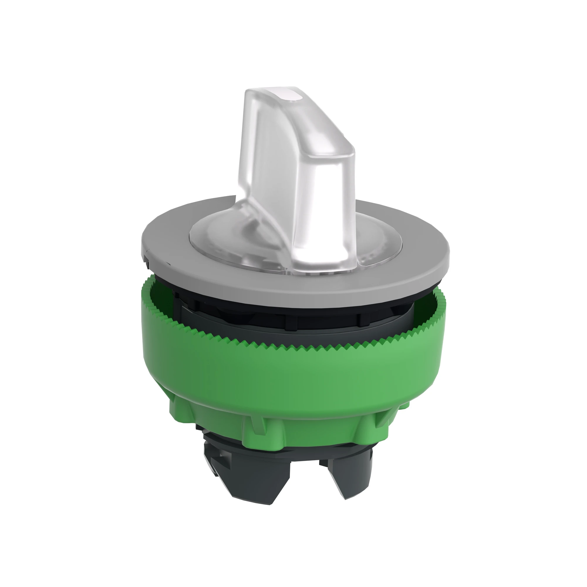 Schneider Electric ZB5FK1313C0 Illuminated Selector Switch, Front Element, Harmony XB5F, Plastic, 30mm, White, for Universal LED, 3 Positions, Latching (img_005)