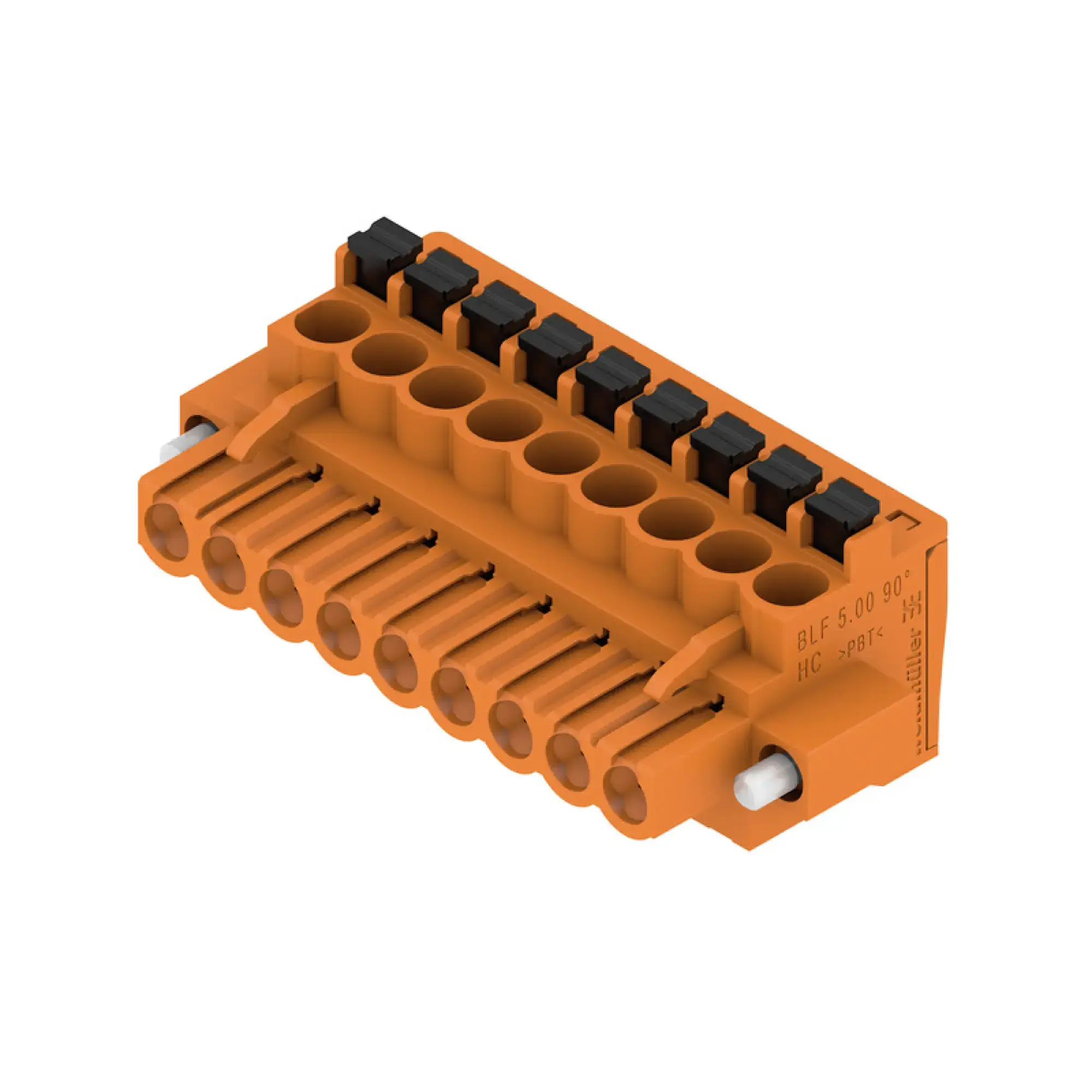 Weidmüller 1980710000 PCB connector (wire connection), 320 V, 24 A, Pitch in mm: 5.00, 3.31 mm², Number of poles: 9, PUSH IN with actuator, Box (img_001) Weidmüller 1980710000 PCB connector (wire connection), 320 V, 24 A, Pitch in mm: 5.00, 3.31 mm², Number of poles: 9, PUSH IN with actuator, Box (img_001)