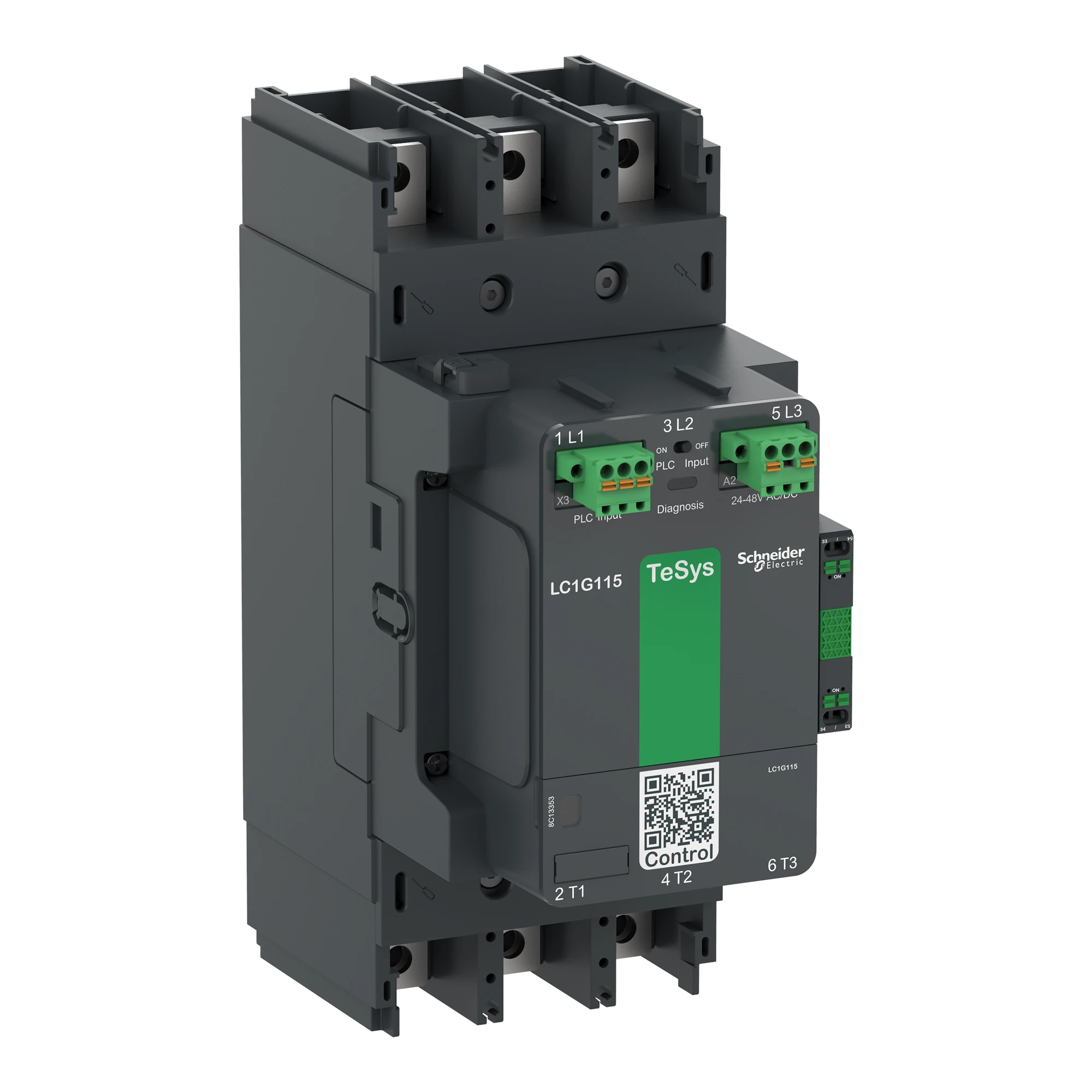 Schneider Electric LC1G150BEEA Leistungsschütz TeSys control - Giga, 3-polig, 150A AC3, 24-48V ACDC-A Spule (img_001)