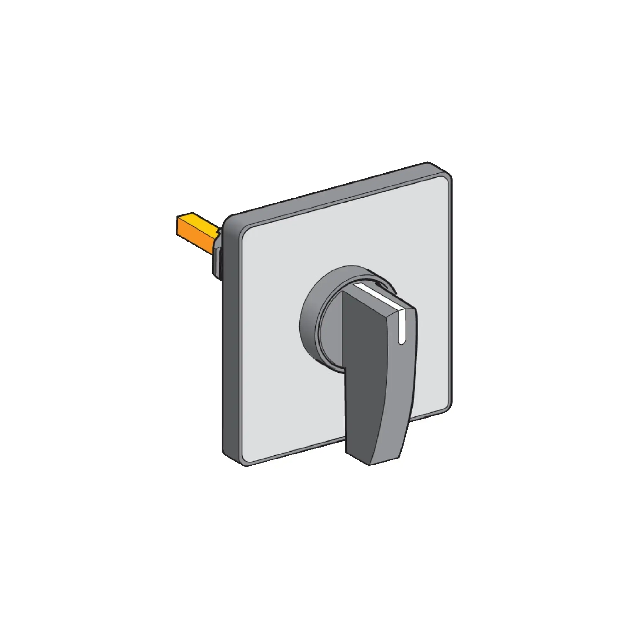 Schneider Electric KDD1H Actuating element 60x60mm, toggle, black (img_002)