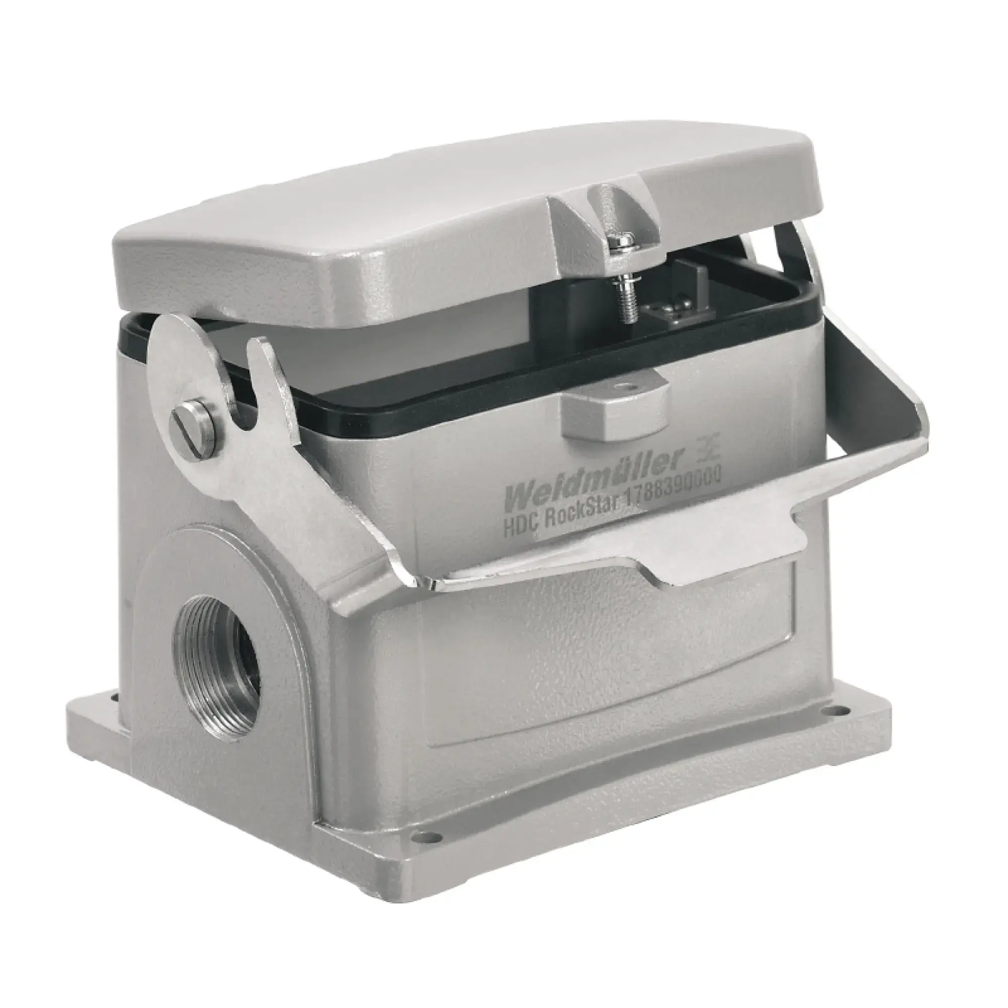 Weidmüller 1788390000 Housing (industry plug-in connectors), Base housing, End-locking clamp, lower side, Size: 12, IP65 (in plugged condition) (img_001)