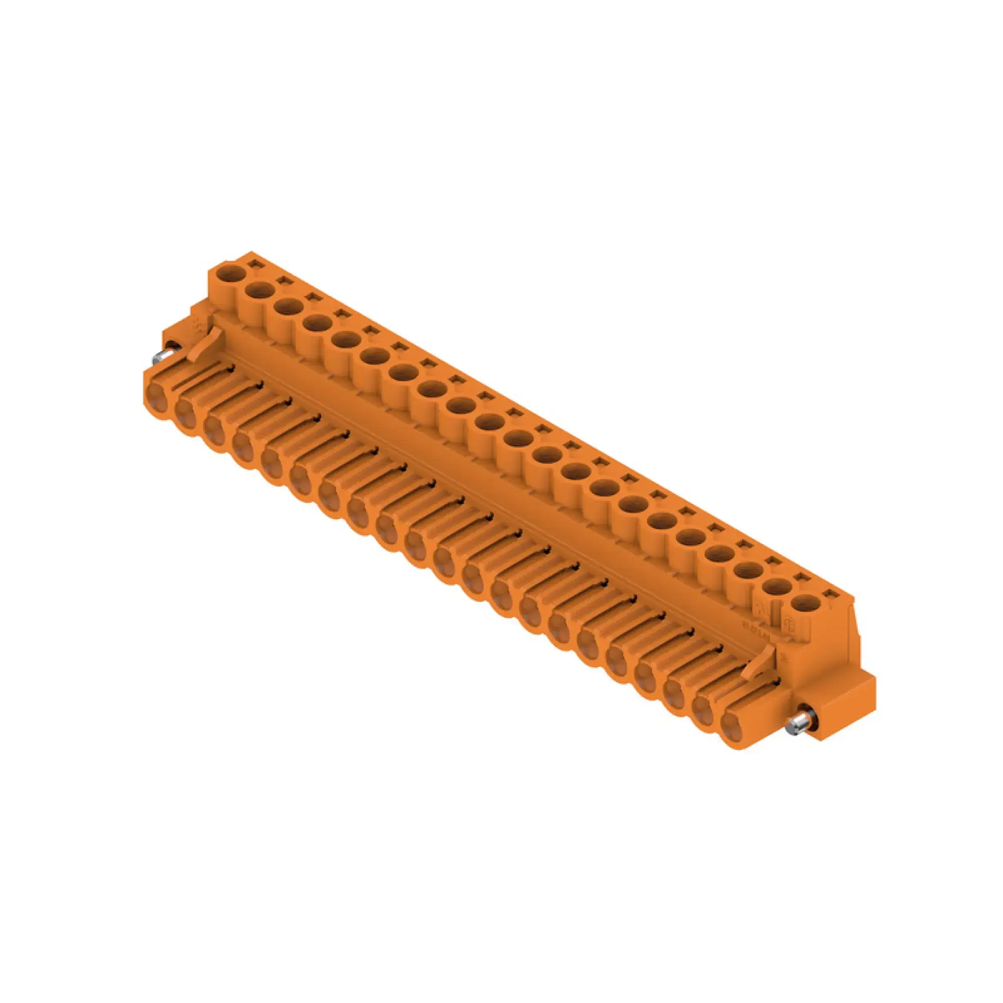 Weidmüller 1955610000 PCB connector (wire connection), 320 V, 23 A, Pitch in mm: 5.00, 4 mm², Number of poles: 21, Clamping yoke connection, Box (img_001)