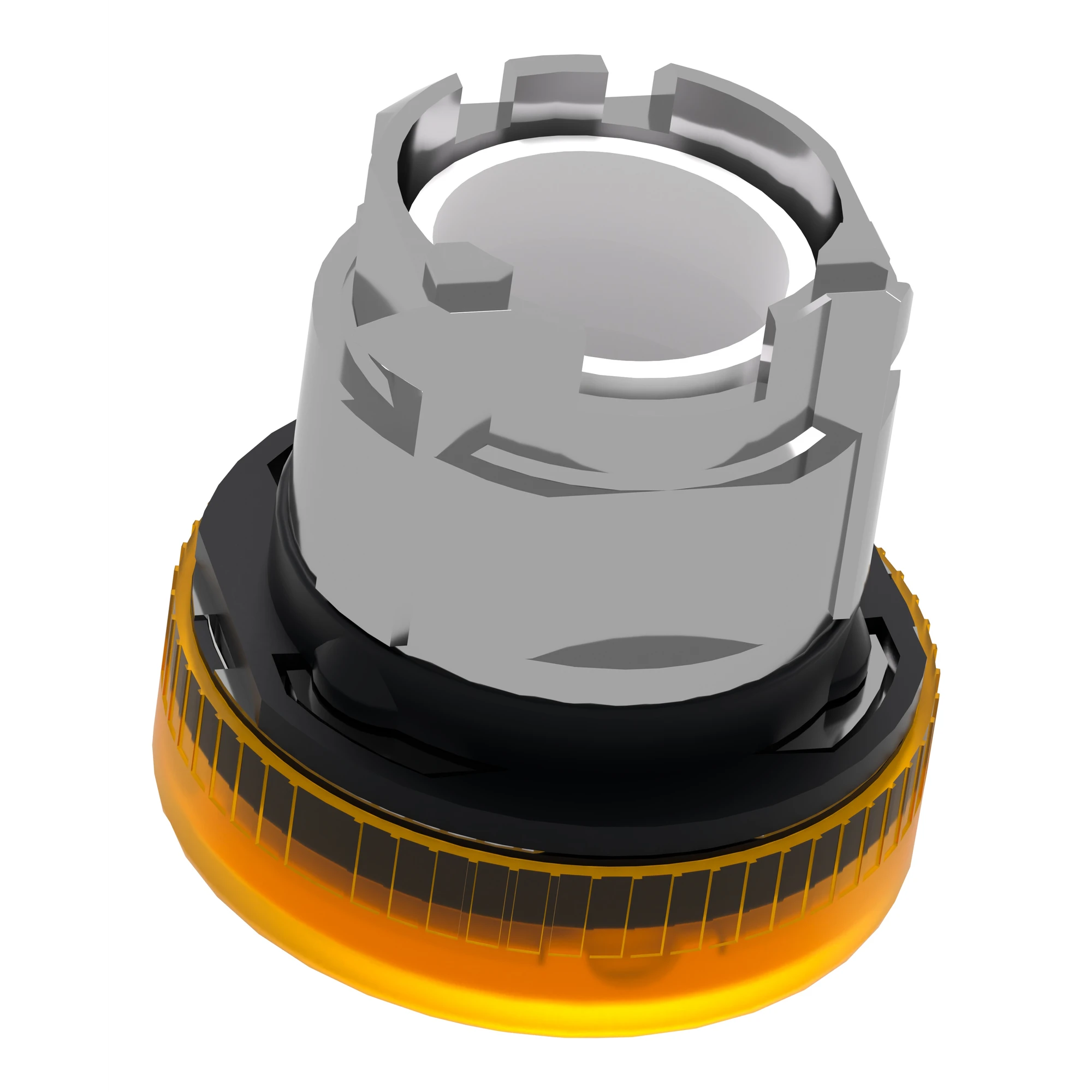 Schneider Electric ZB4BV05 Signal Lamp, Front Element, Harmony XB4, Metal, 22mm, Orange, for Incandescent Lamp BA9s, Smooth Dome (img_007)