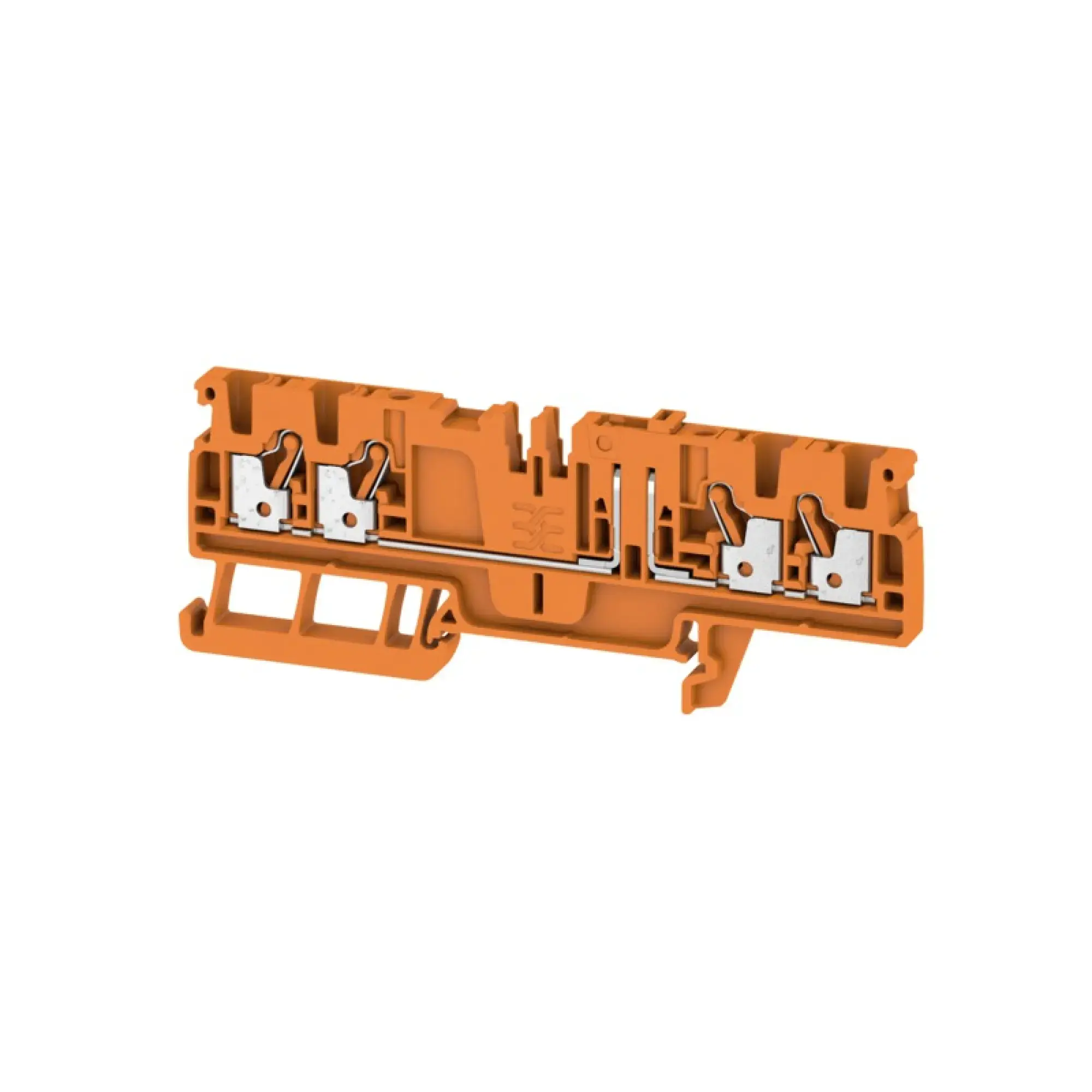 Weidmüller 1989880000 Test-disconnect terminal, PUSH IN, orange, 2.5 mm², 20 A, 500 V, Number of connections: 4, Number of levels: 1 (img_001) Weidmüller 1989880000 Test-disconnect terminal, PUSH IN, orange, 2.5 mm², 20 A, 500 V, Number of connections: 4, Number of levels: 1 (img_001)