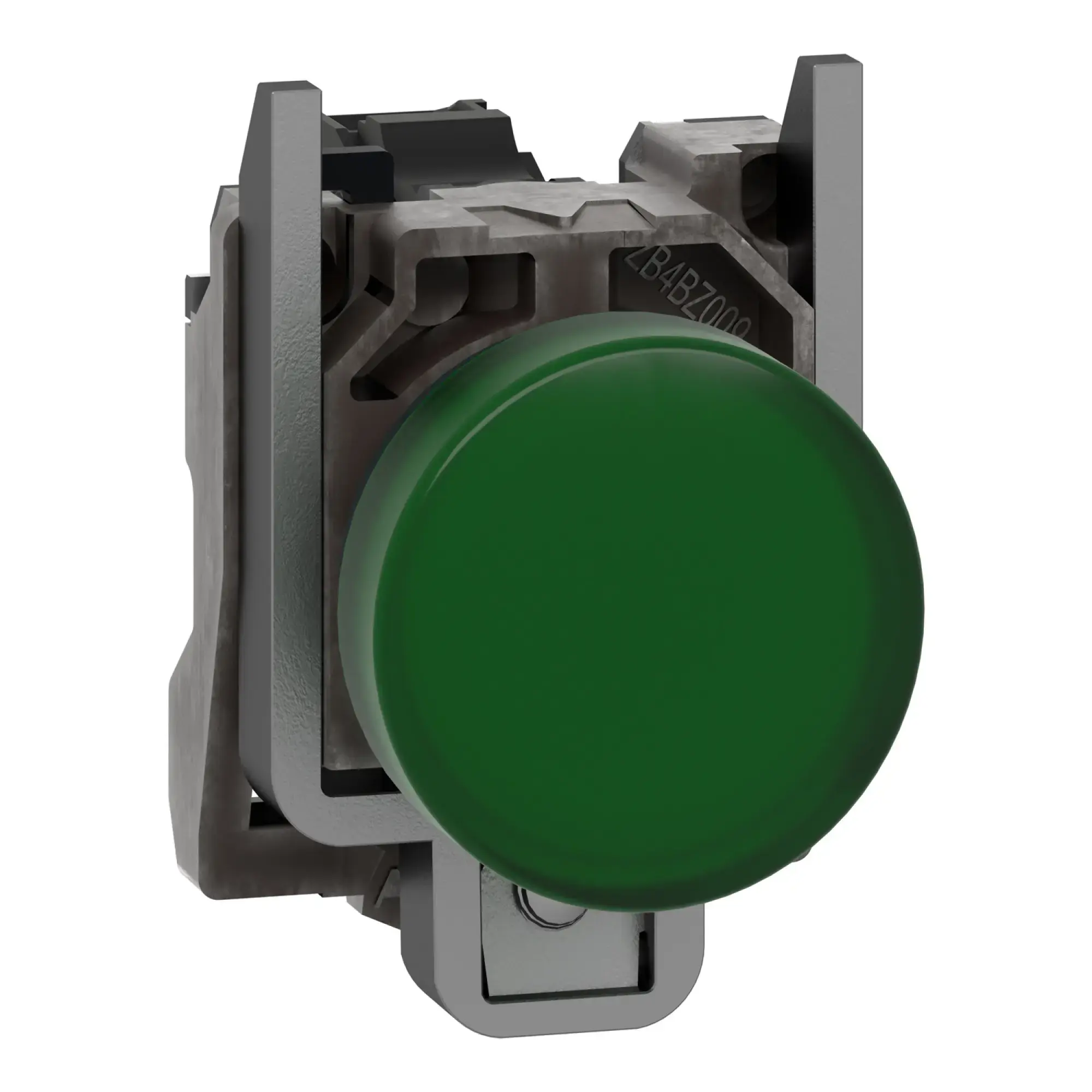 Schneider Electric XB4BV63 Signal Lamp, Harmony XB4, Metal, 22mm, Green, with Transformer, Incandescent Lamp BA9s, Smooth Calotte, Screw Terminal, 250V (img_010)
