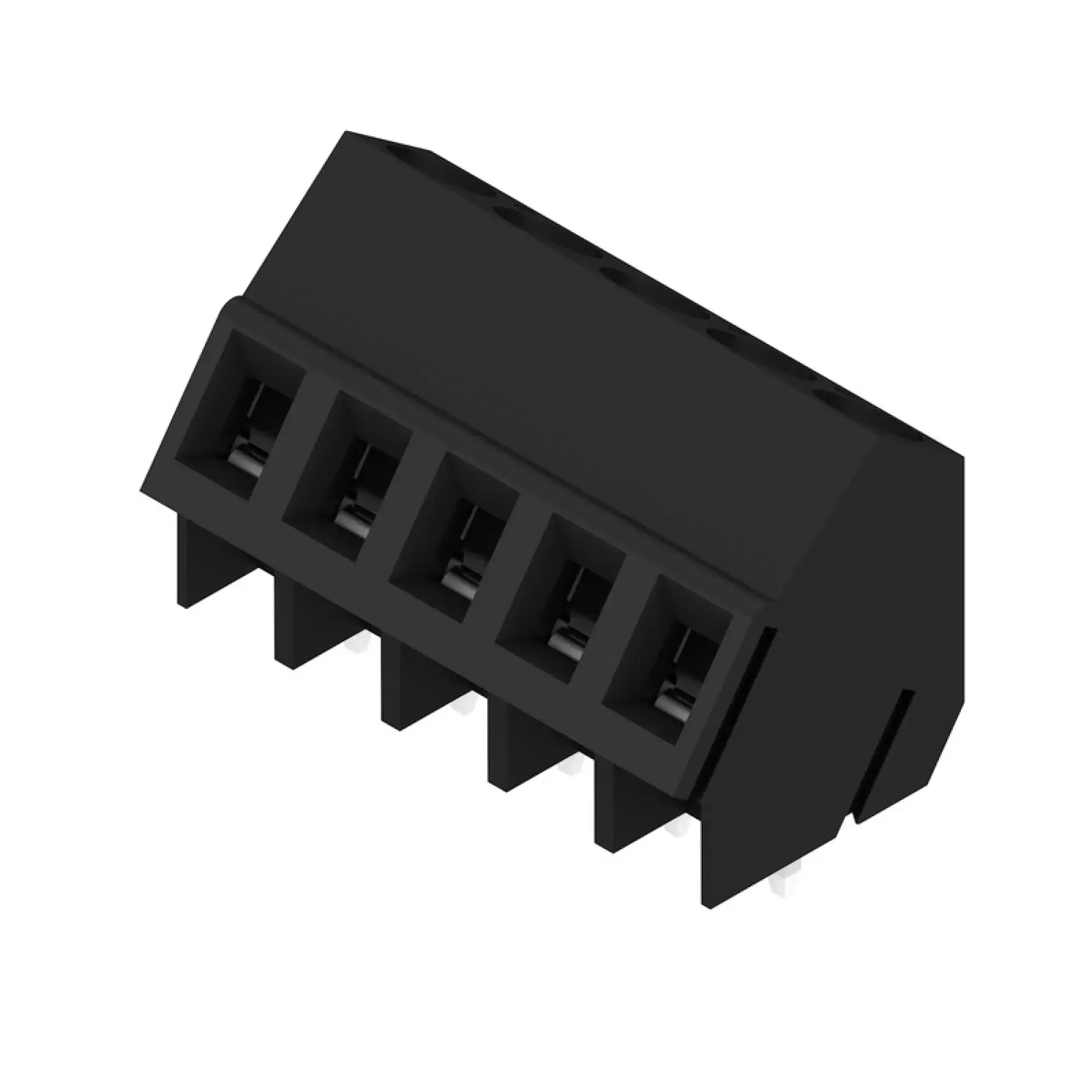 Weidmüller 9994350000 PCB terminal, 320 V, 17.5 A, Pitch in mm: 5.08, 2.5 mm², Number of poles: 5, Clamping yoke connection, THT solder connection, 135°, Box (img_001) Weidmüller 9994350000 PCB terminal, 320 V, 17.5 A, Pitch in mm: 5.08, 2.5 mm², Number of poles: 5, Clamping yoke connection, THT solder connection, 135°, Box (img_001)