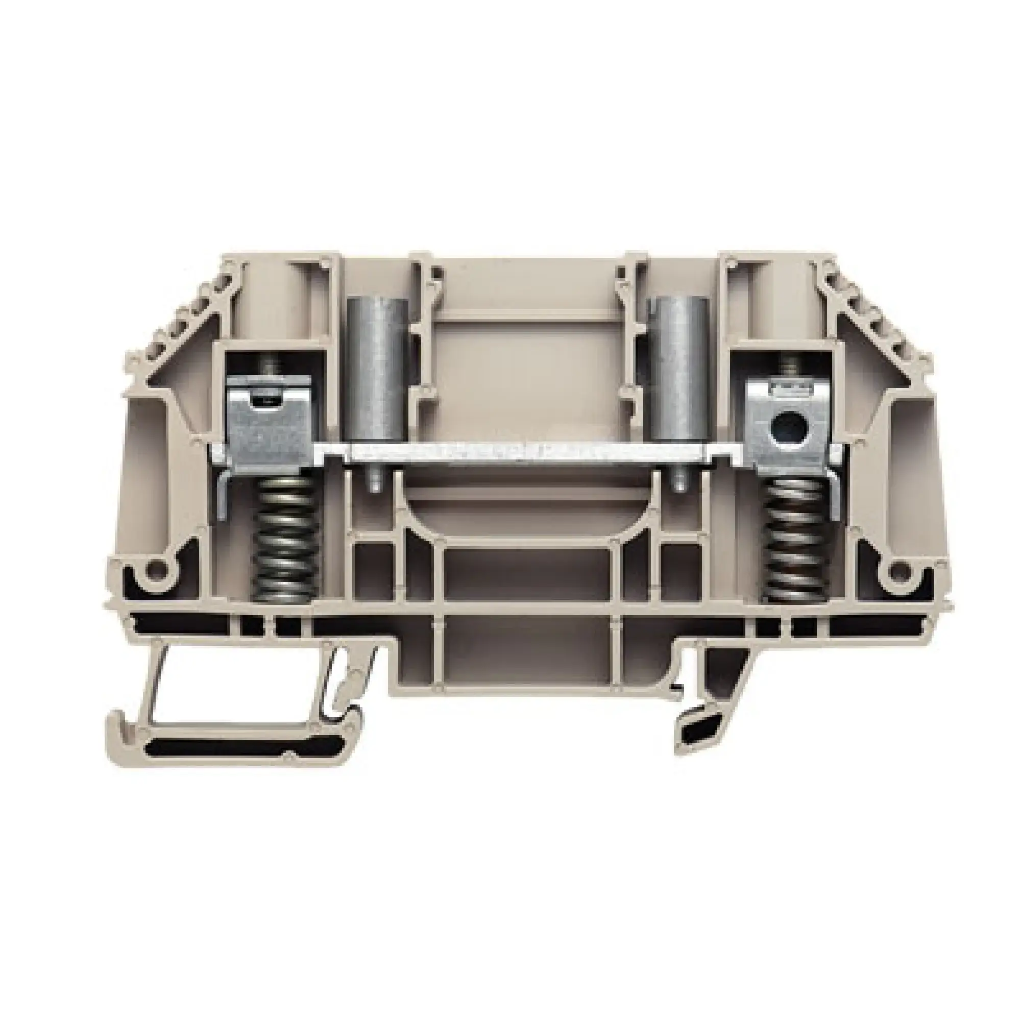 Weidmüller 9538090000 Feed-through terminal block, Screw connection, dark beige, 6 mm², 41 A, 630 V, Number of connections: 2 (img_001)