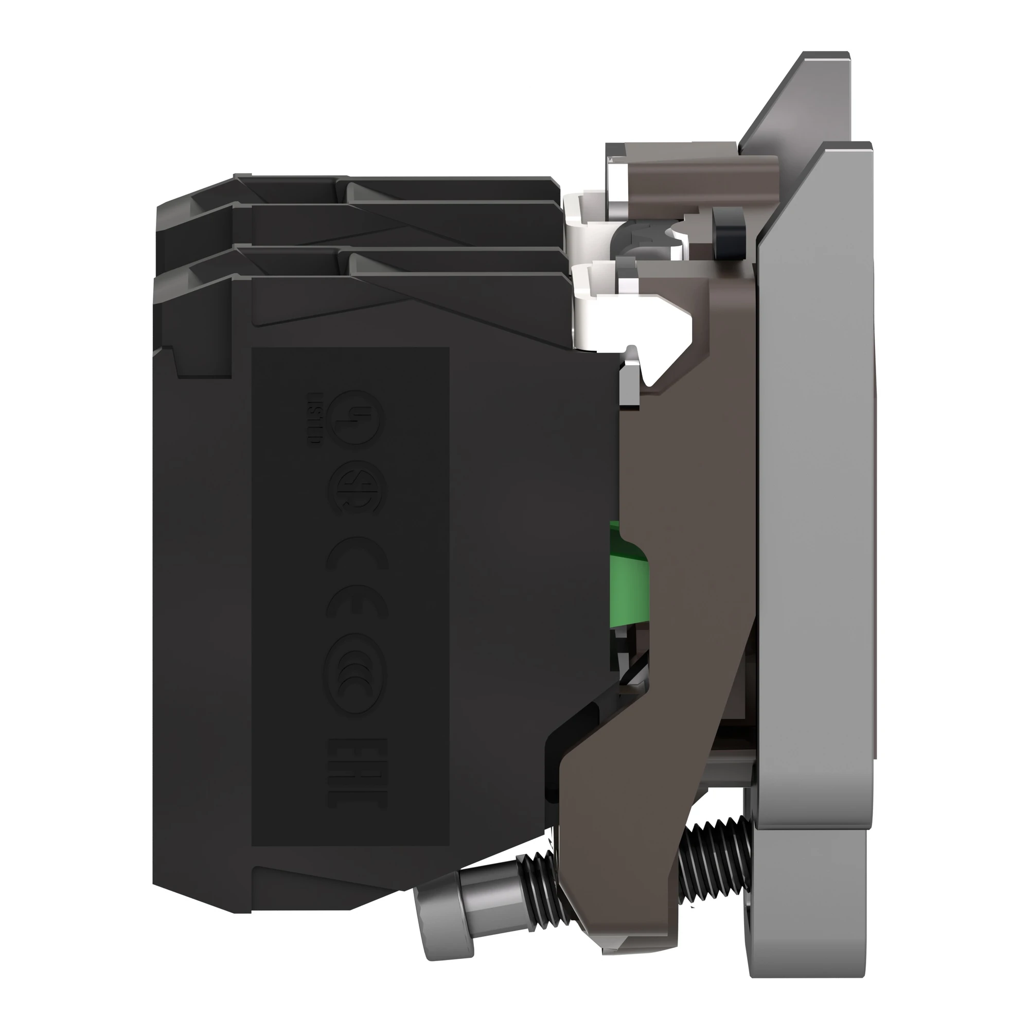 Schneider Electric ZB4BZ103TQ Auxiliary contact block with mounting flange, Harmony XB4, metal, 22mm, 30mm, 2NO, screw terminal, bulk packaging (img_005) Schneider Electric ZB4BZ103TQ Auxiliary contact block with mounting flange, Harmony XB4, metal, 22mm, 30mm, 2NO, screw terminal, bulk packaging (img_005)
