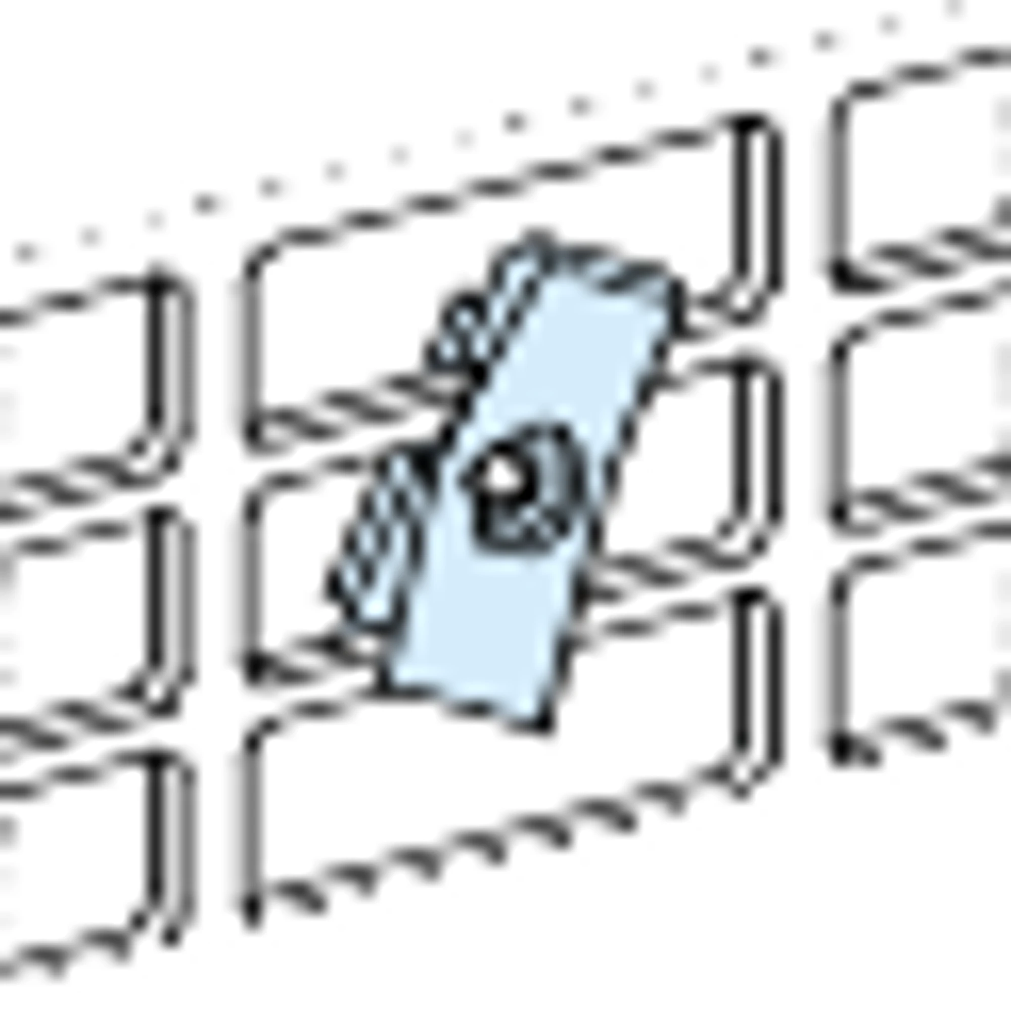 Schneider Electric LVS03181 PrismaSeT-P, Clip Nut, for Perforated Mounting Plates, M5, (20 Pieces) (img_001)