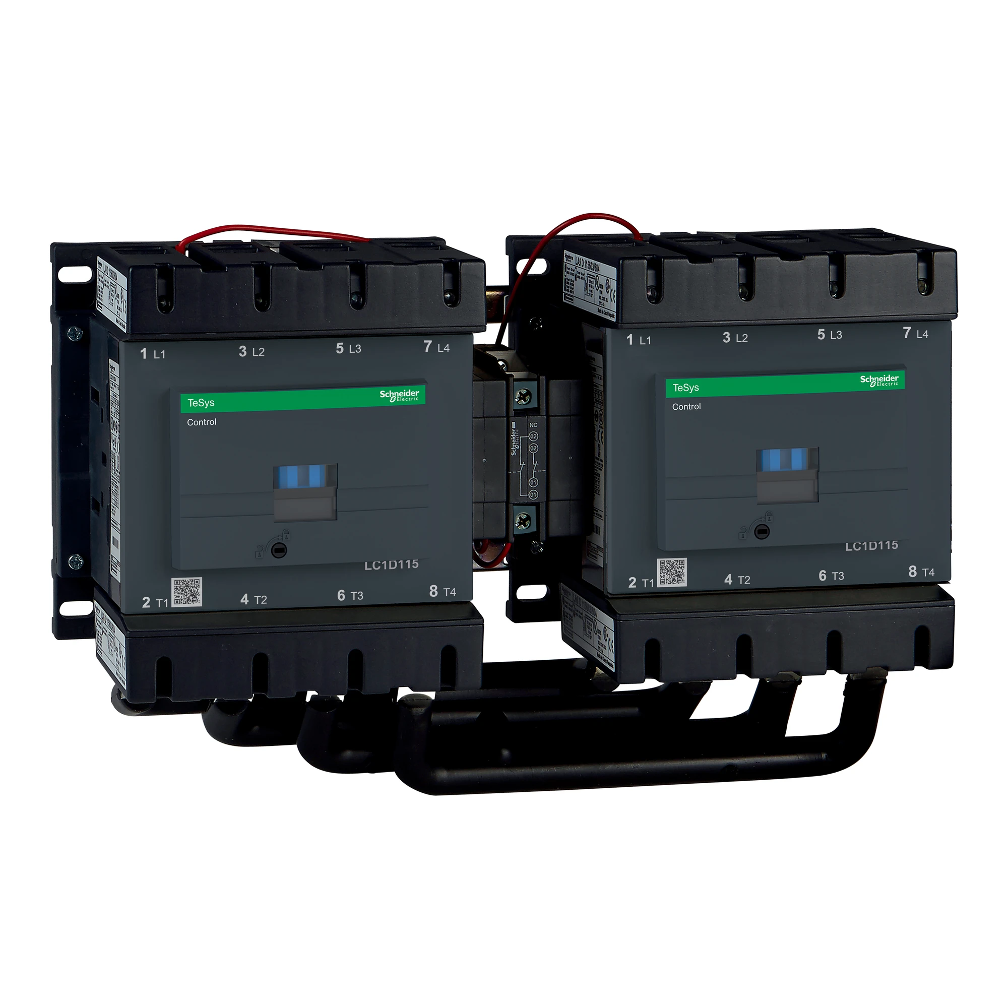 Schneider Electric LC2D115004P7 Reversing contactor combination, 4p+1NO+1NC, 55kW/400V/AC3 115A, coil 230V 50/60Hz (img_001) Schneider Electric LC2D115004P7 Reversing contactor combination, 4p+1NO+1NC, 55kW/400V/AC3 115A, coil 230V 50/60Hz (img_001)