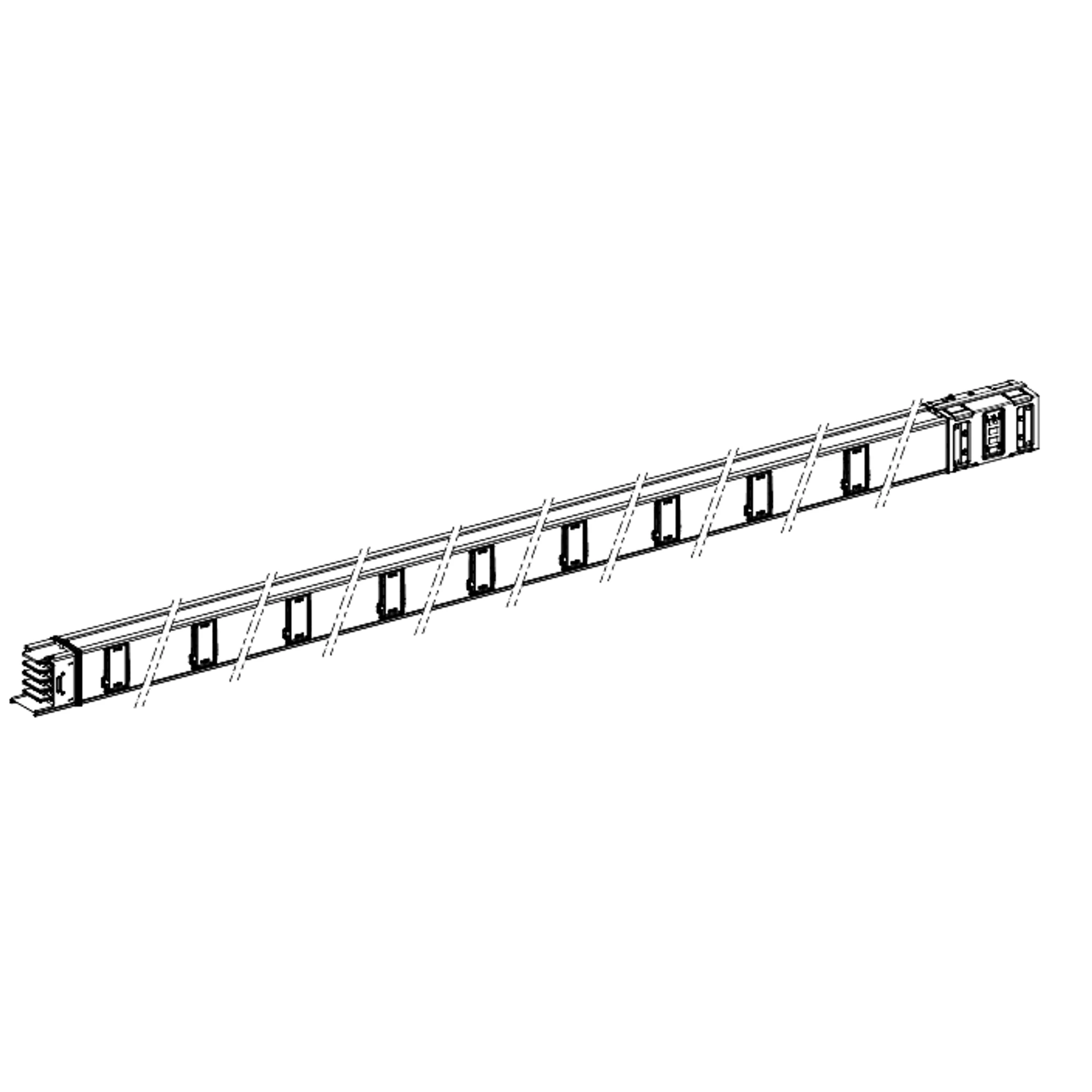 Schneider Electric KSA500ED45018 KSA Straight Element, 500A, 5m, 18 Outlets (img_001)