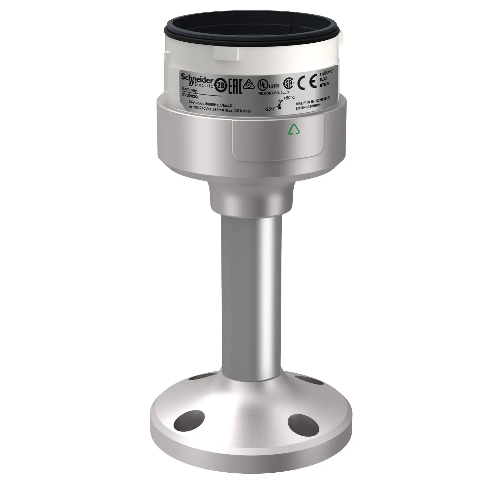 Schneider Electric XVUZ02Q Mounting plate on aluminum tube, Harmony XVU, modular, 60mm, silver, height 100mm, 24V ACDC, 110-240V AC (img_007) Schneider Electric XVUZ02Q Mounting plate on aluminum tube, Harmony XVU, modular, 60mm, silver, height 100mm, 24V ACDC, 110-240V AC (img_007)