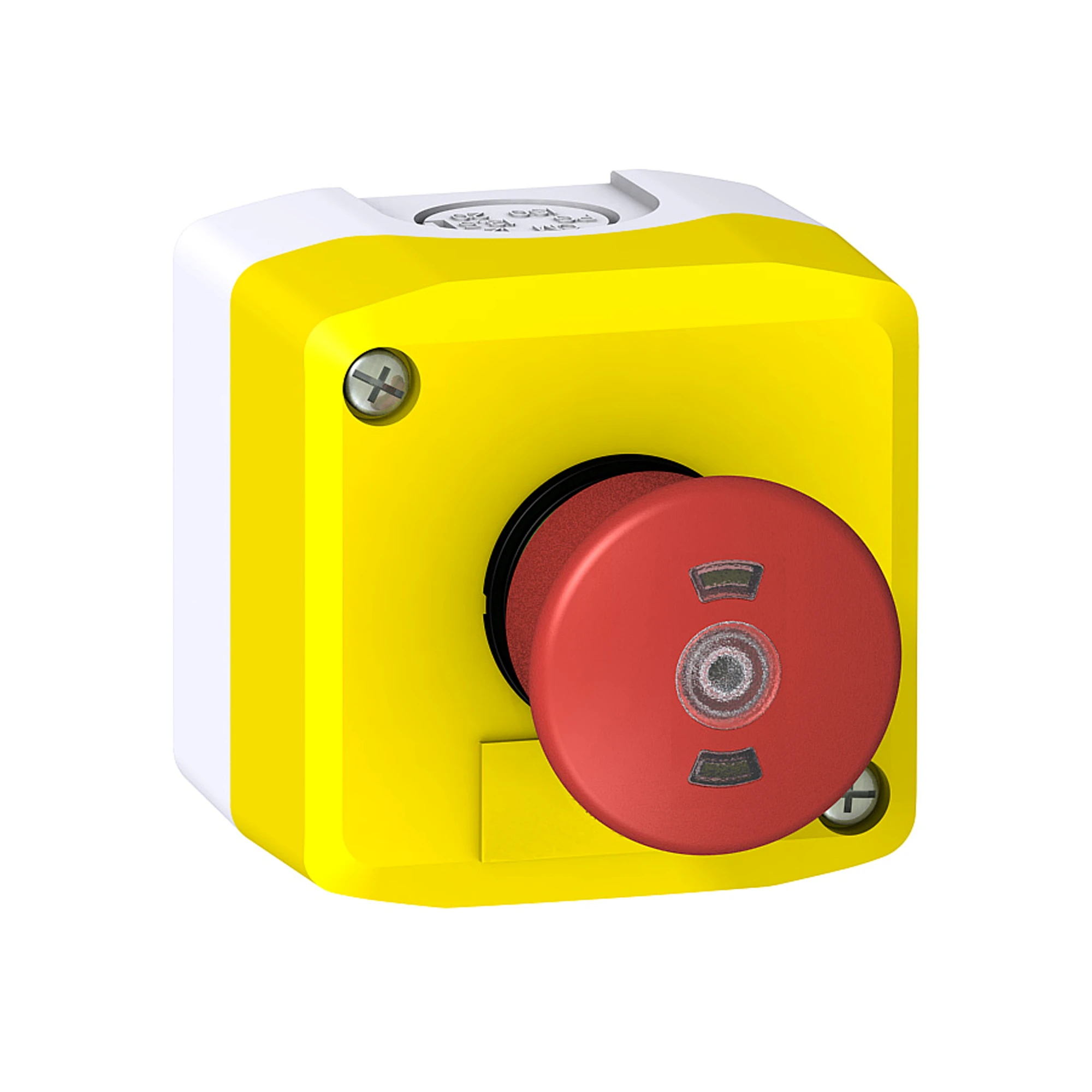 Schneider Electric XALFKT6444 Surface-mounting enclosure, Harmony XALF, plastic, light grey, yellow, 1 emergency stop switch, status indicator, 2NC (img_001) Schneider Electric XALFKT6444 Surface-mounting enclosure, Harmony XALF, plastic, light grey, yellow, 1 emergency stop switch, status indicator, 2NC (img_001)