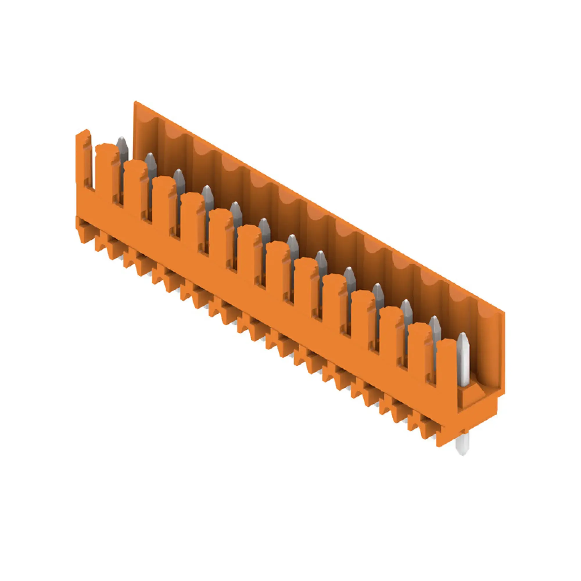 Weidmüller 1604880000 PCB connector (board connection), 160 V, 17 A, Pitch in mm: 3.50, Number of poles: 13, THT solder connection, Box (img_001)