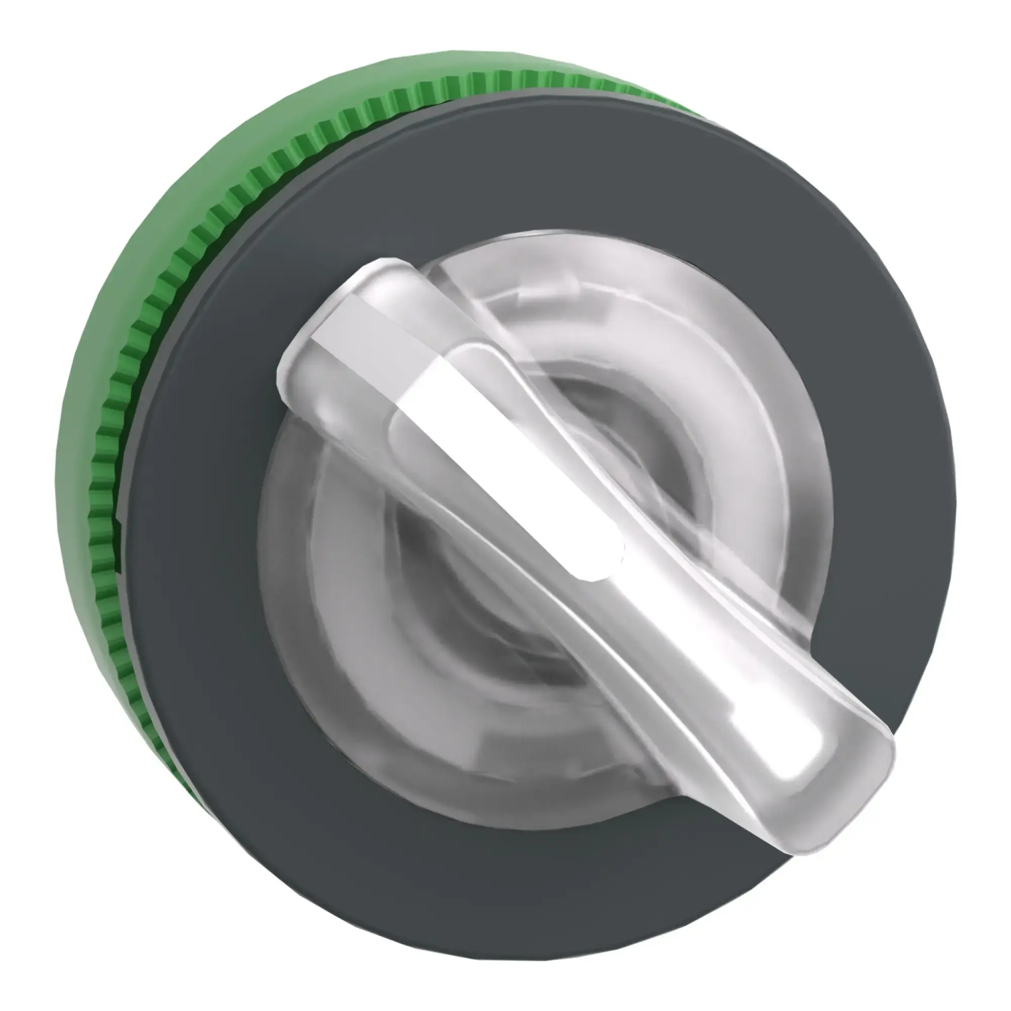 Schneider Electric ZB5FK1413 Illuminated Selector Switch, Front Element, Harmony XB5F, Plastic, 30mm, White, for Universal LED, 2 Positions, Momentary (img_008)