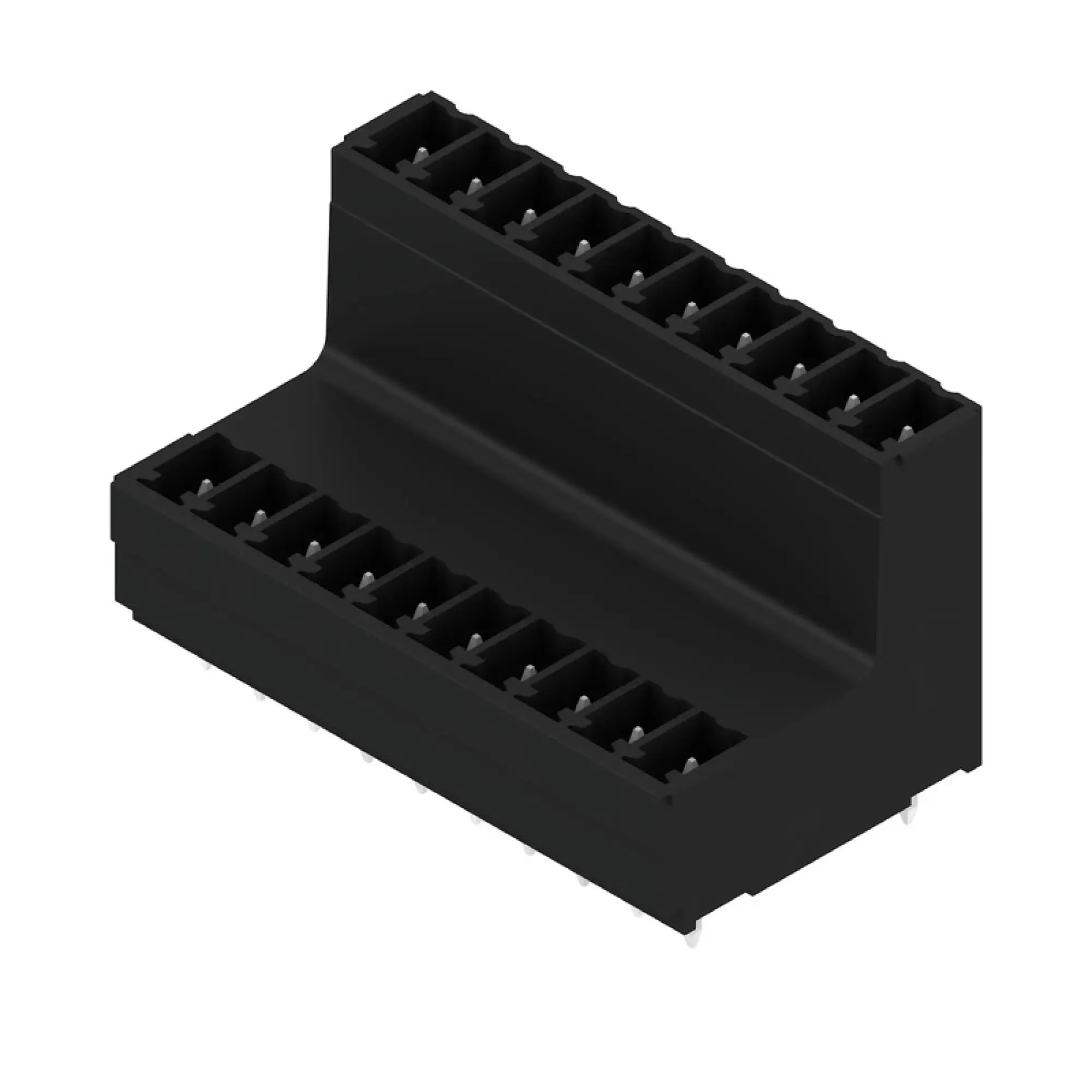 Weidmüller 1035560000 PCB connector (board connection), 160 V, 17.5 A, Pitch in mm: 3.81, Number of poles: 20, THT/THR solder connection, Box (img_001)