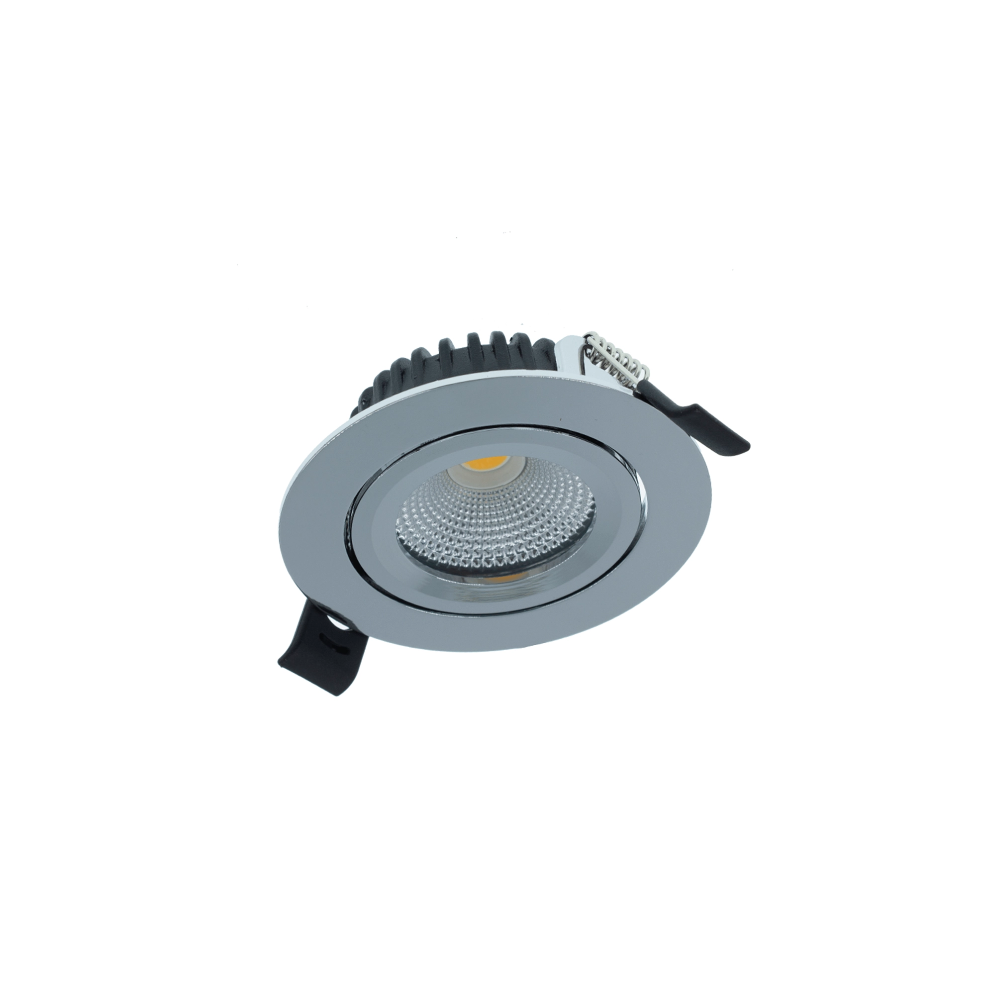 WSU Lights LED Einbauspotlight Slim-Fit Davar 45° chrome - 5W - 2700K - 90lm/W - 75mm - IP42 - CRI >80Ra WSU Lights LED Einbauspotlight Slim-Fit Davar 45° chrome - 5W - 2700K - 90lm/W - 75mm - IP42 - CRI >80Ra