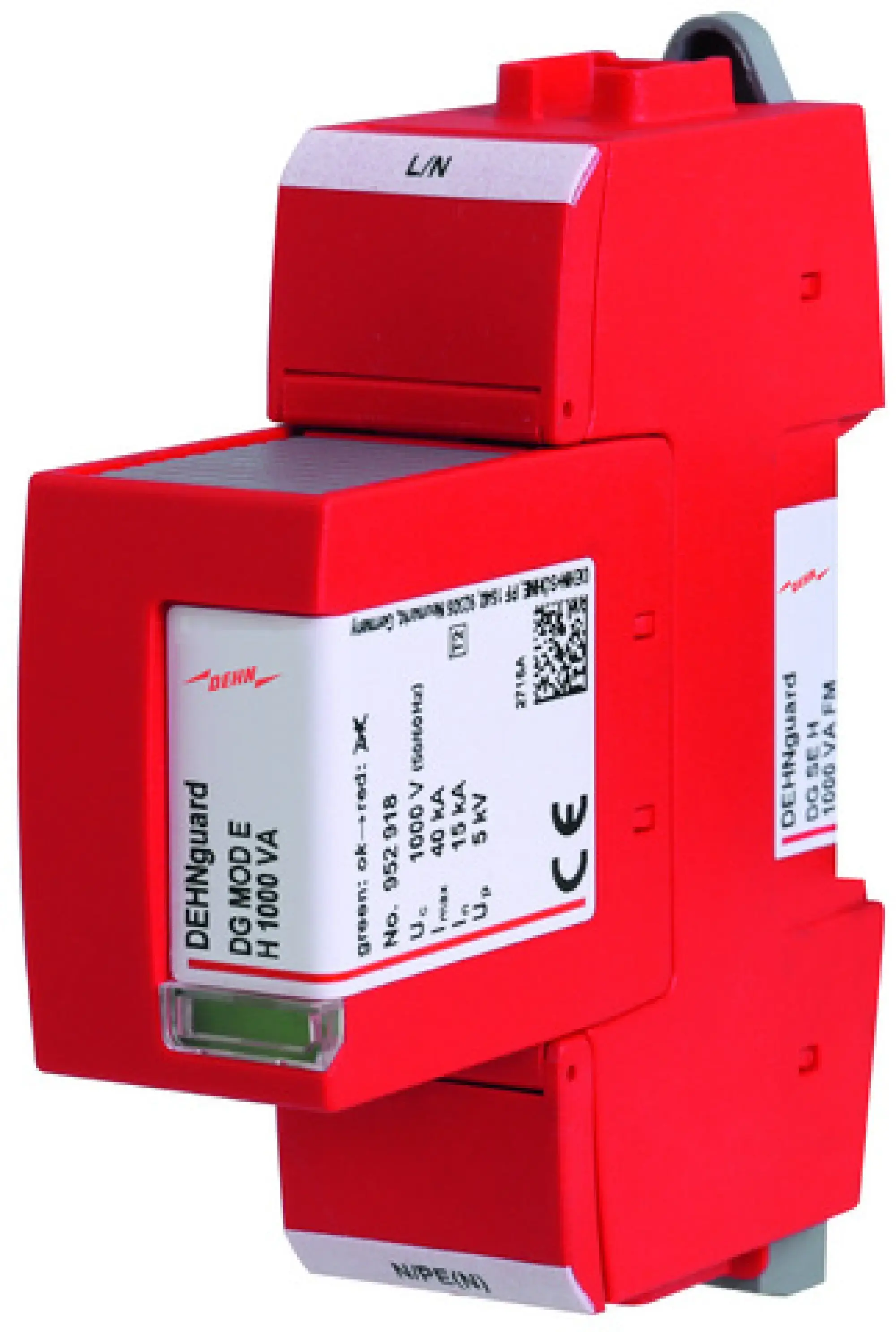 Dehn 952940 Surge arrester Type 2 DEHNguard SE 1-pole Uc 1000V AC, varistor + GDT (img_001) Dehn 952940 Surge arrester Type 2 DEHNguard SE 1-pole Uc 1000V AC, varistor + GDT (img_001)