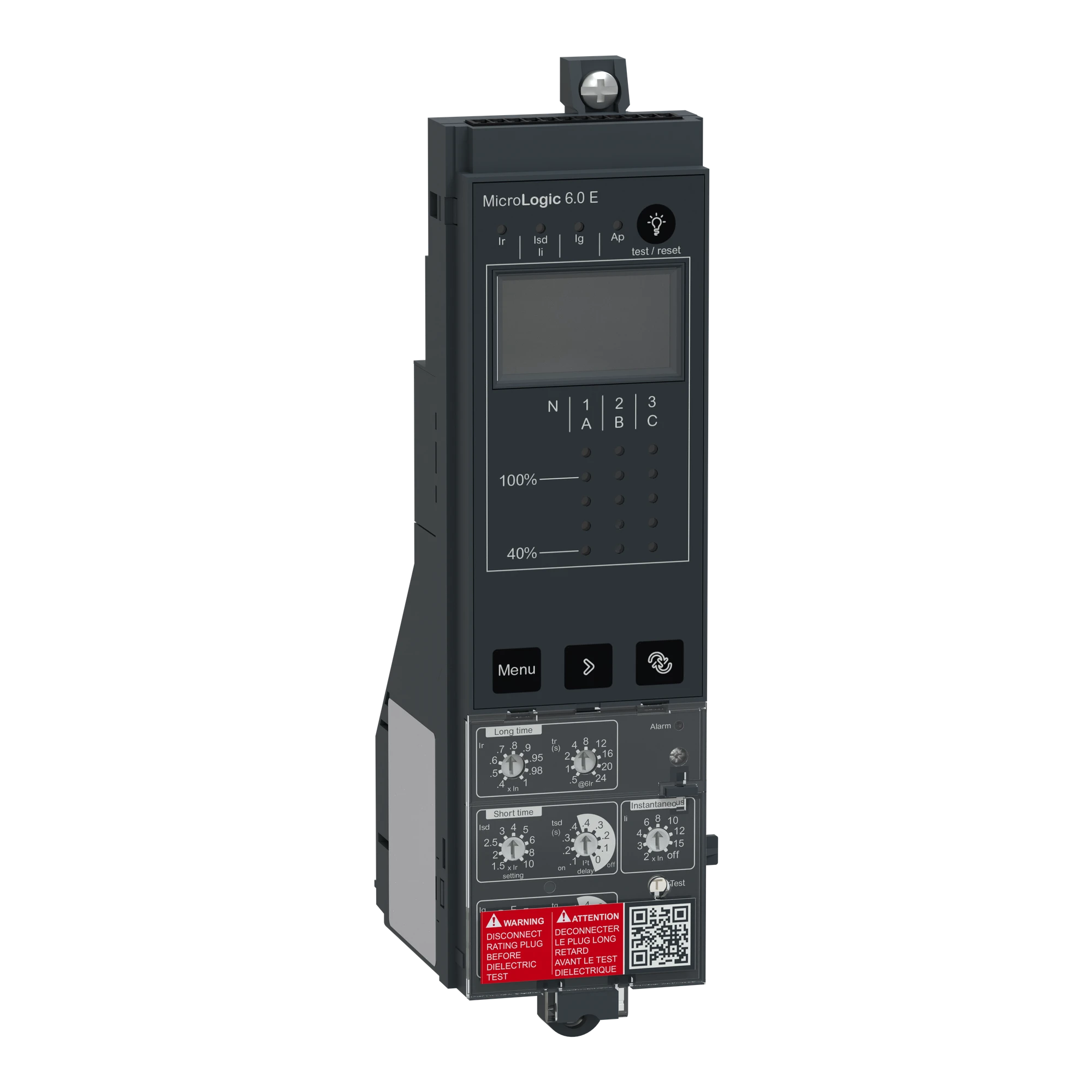 Schneider Electric C6EFM MicroLogic 6.0E for ComPacT NS630b to NS3200 in Fixed Mount and with Toggle, Selective Protection and Ground Fault Protection (img_001)