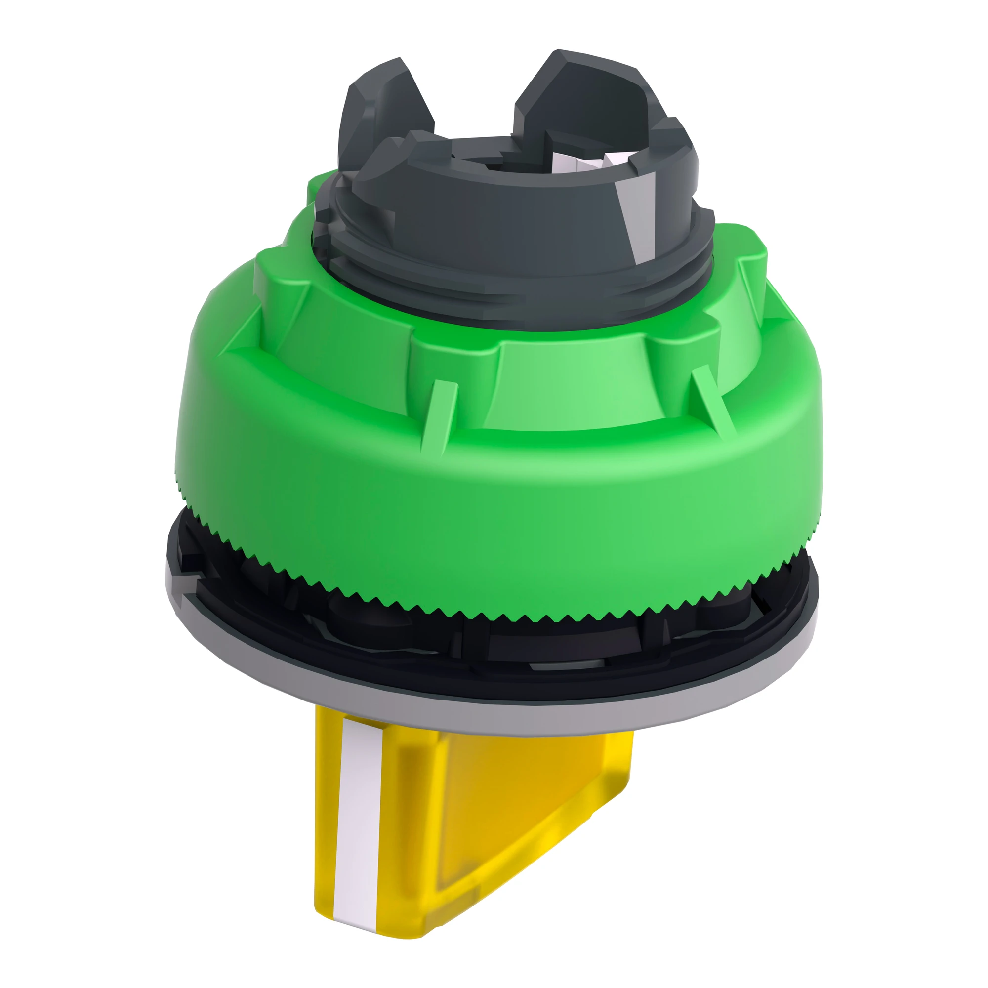 Schneider Electric ZB5FK1283C0 Illuminated selector switch, front element, Harmony XB5F, plastic, 30mm, yellow, for universal LED, 2 positions, latching (img_007) Schneider Electric ZB5FK1283C0 Illuminated selector switch, front element, Harmony XB5F, plastic, 30mm, yellow, for universal LED, 2 positions, latching (img_007)