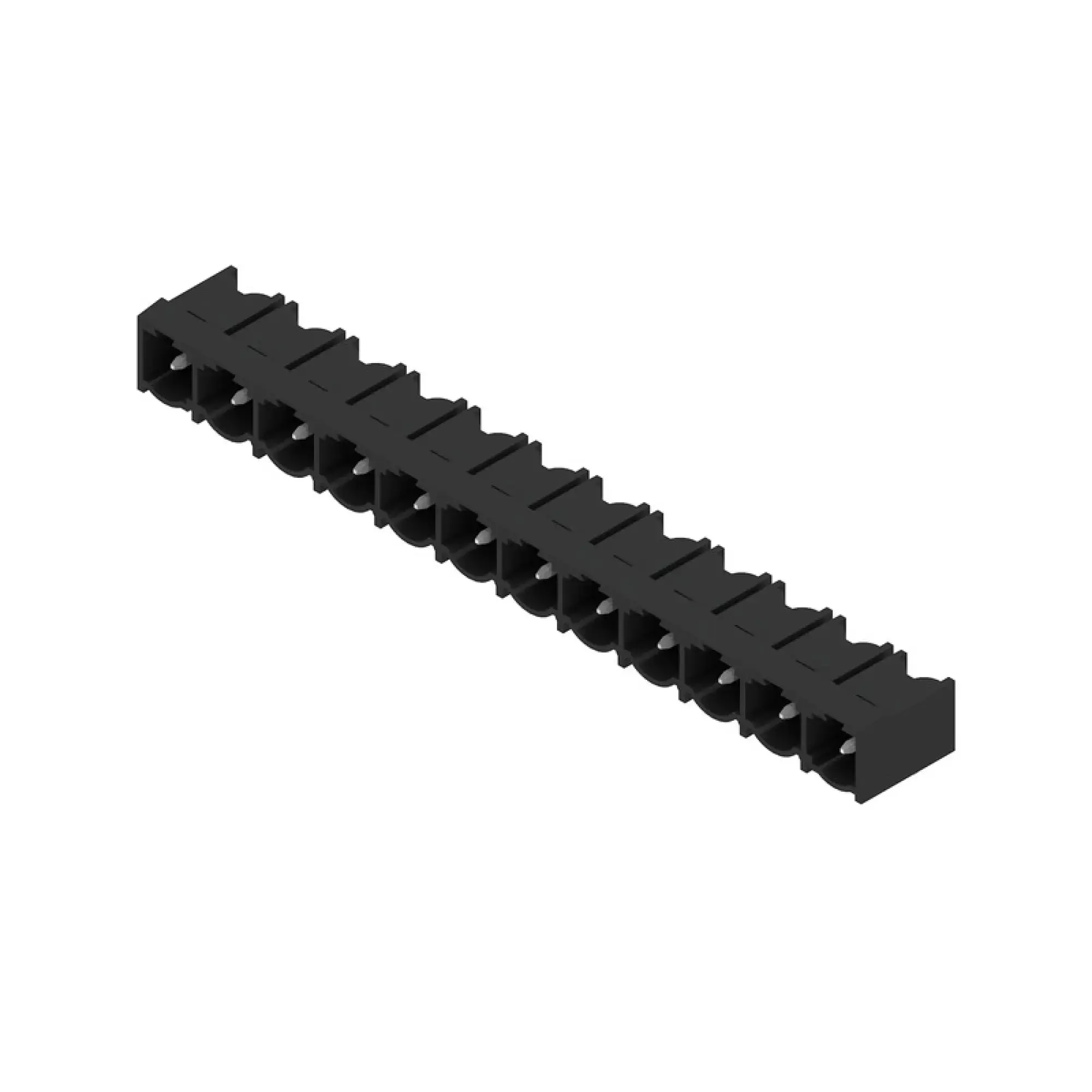 Weidmüller 1059570000 PCB connector (board connection), 500 V, 29 A, Pitch in mm: 7.62, Number of poles: 12, THT solder connection, Box (img_001)