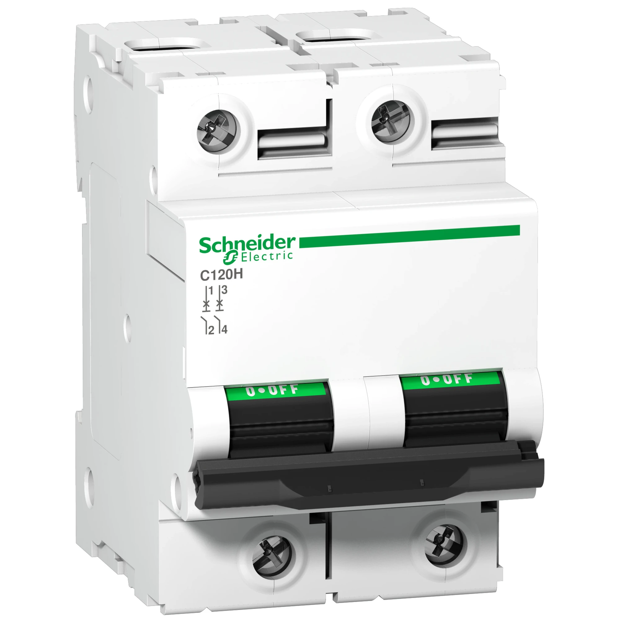 Schneider Electric A9N18457 Circuit breaker C120H, 2P, 80A, C characteristic, 15kA (img_001) Schneider Electric A9N18457 Circuit breaker C120H, 2P, 80A, C characteristic, 15kA (img_001)