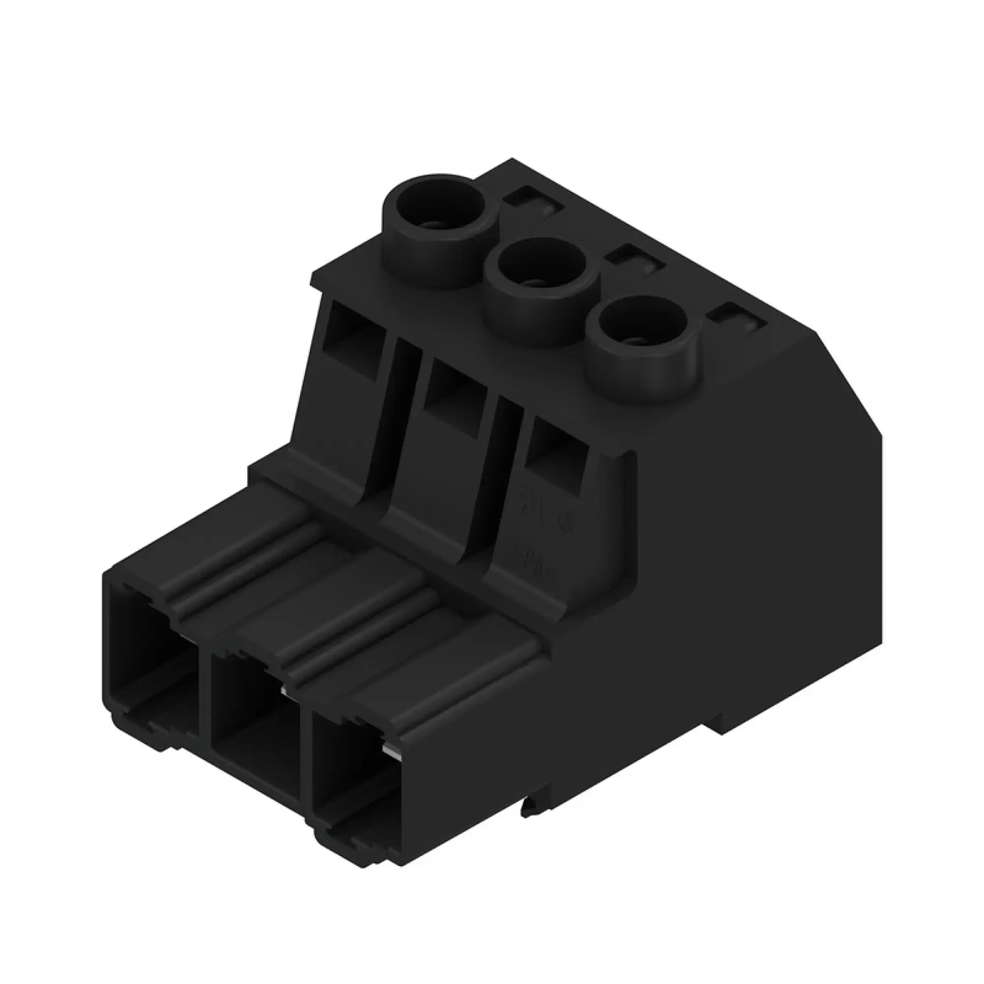 Weidmüller 1947490000 PCB connector (wire connection), 1000 V, 78 A, Pitch in mm: 10.16, 16 mm², Number of poles: 3, Clamping yoke connection, Box (img_001)